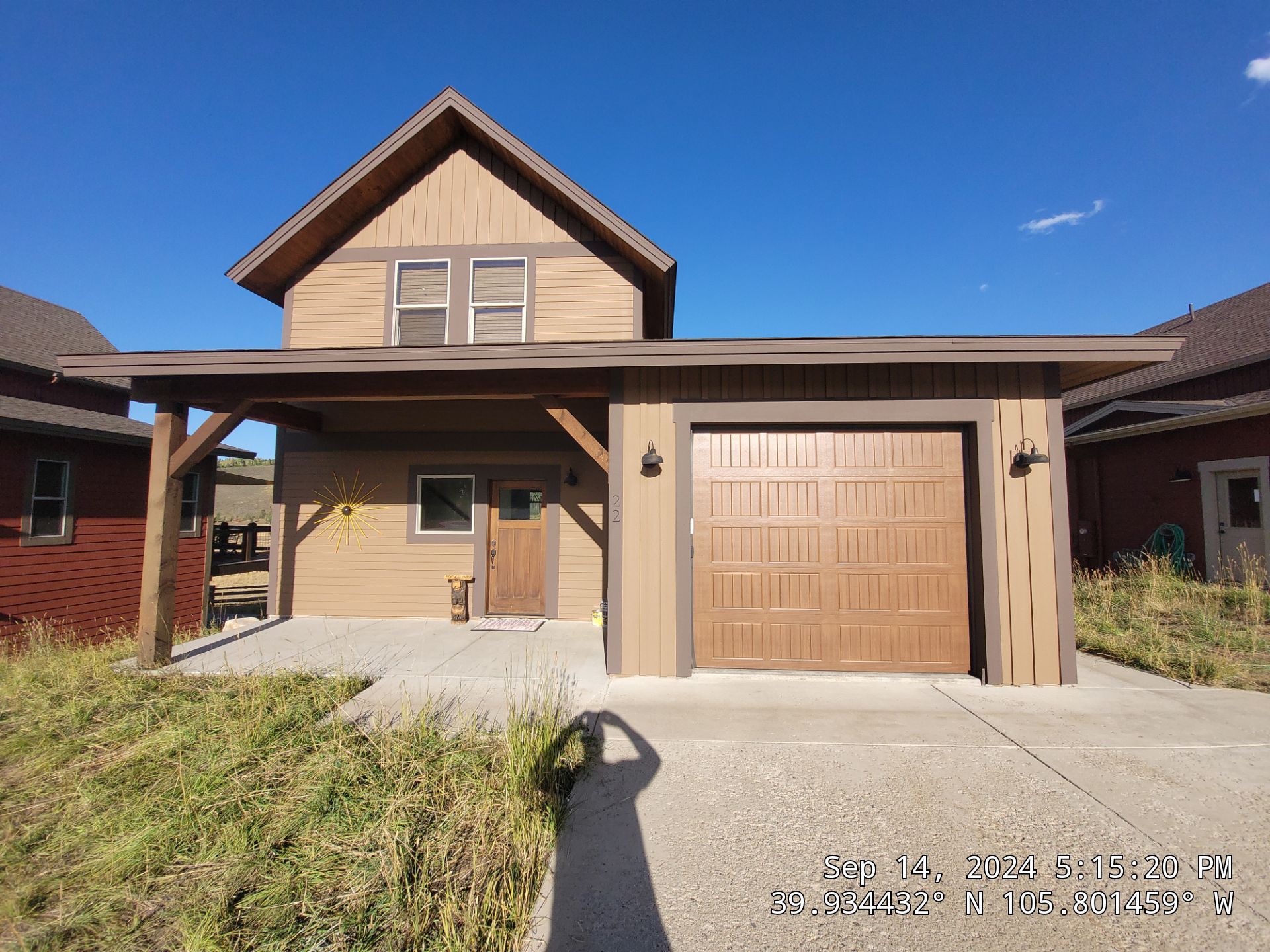 Exterior Painting Using Stain by Wheatley Creek Services