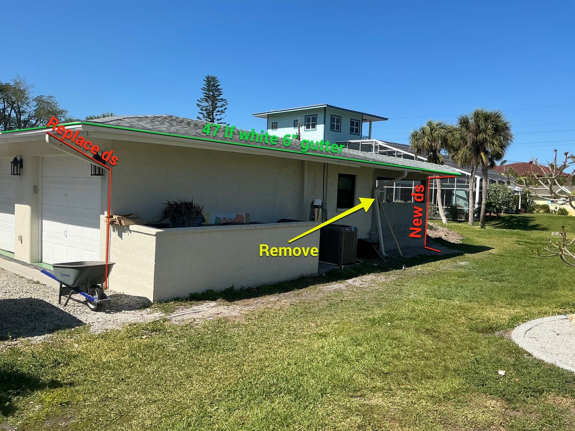 6-Inch Seamless Gutters in Nokomis FL by Gutter Professors