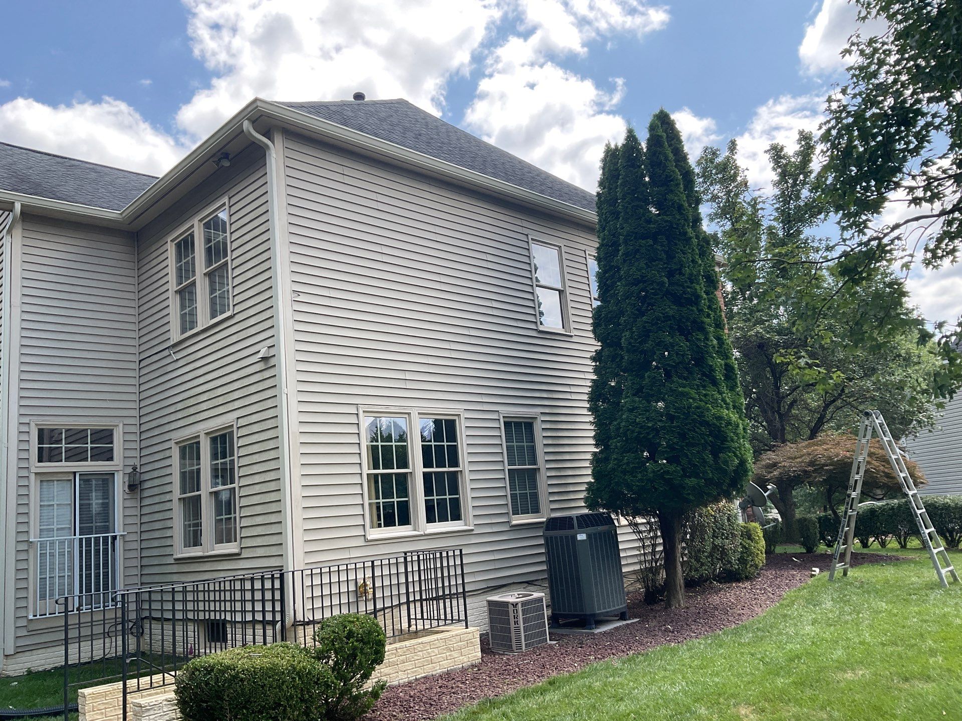 New Gutters, New Floor, New steps, New Paint job by Alpha Design Services