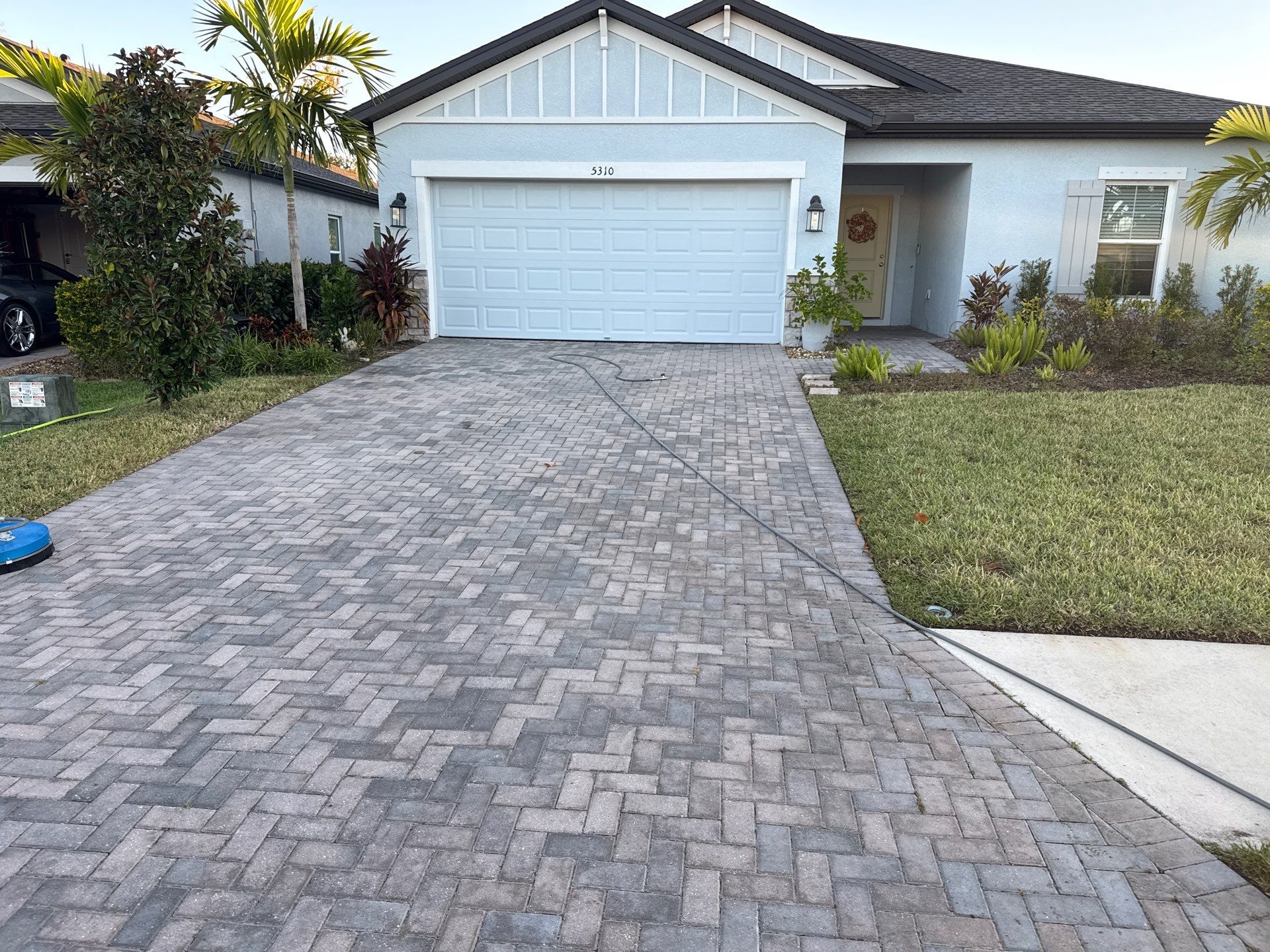 Paver Driveway Cleaning & Sidewalks in Trevesta Palmetto FL by Sunshine AquaWash
