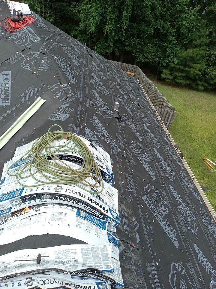 Residential Roofing Installation using Atlas Pinnacle Impact+ by Talya Roofing