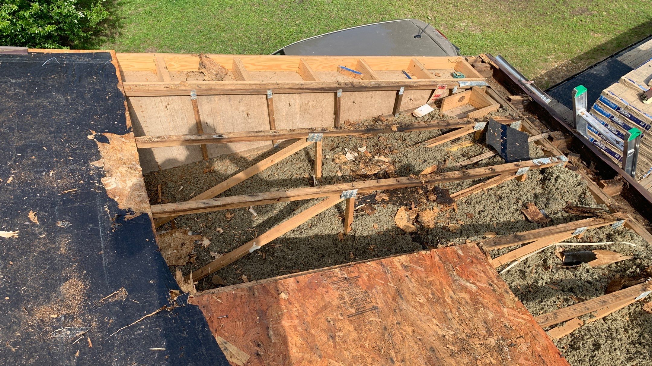 Storm Restoration Reroof: 25 Year 3-Tab Shingle by Hostetler Roofing