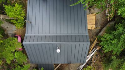 Standing Seam Metal Roof using Aluminum 032GA