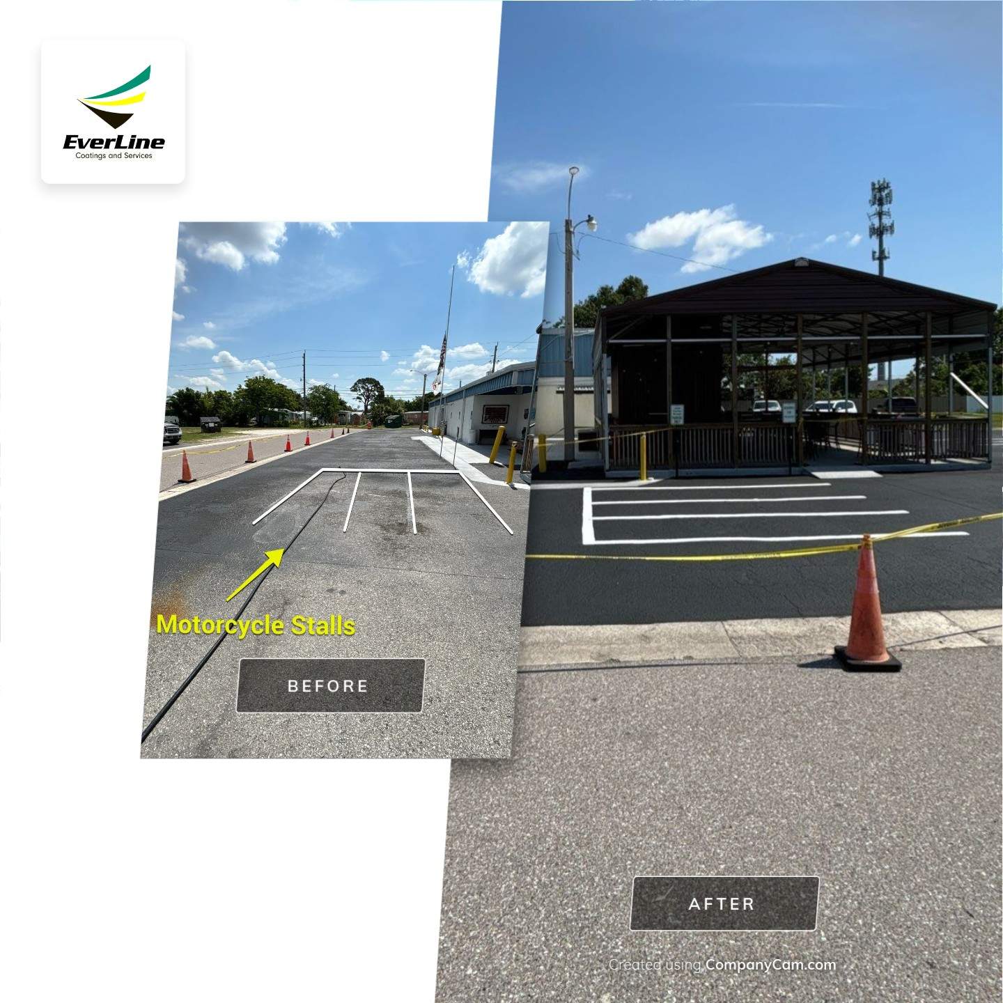 Sealcoating & Line Striping in Palmetto by Everline Coatings & Services - Southwest FL