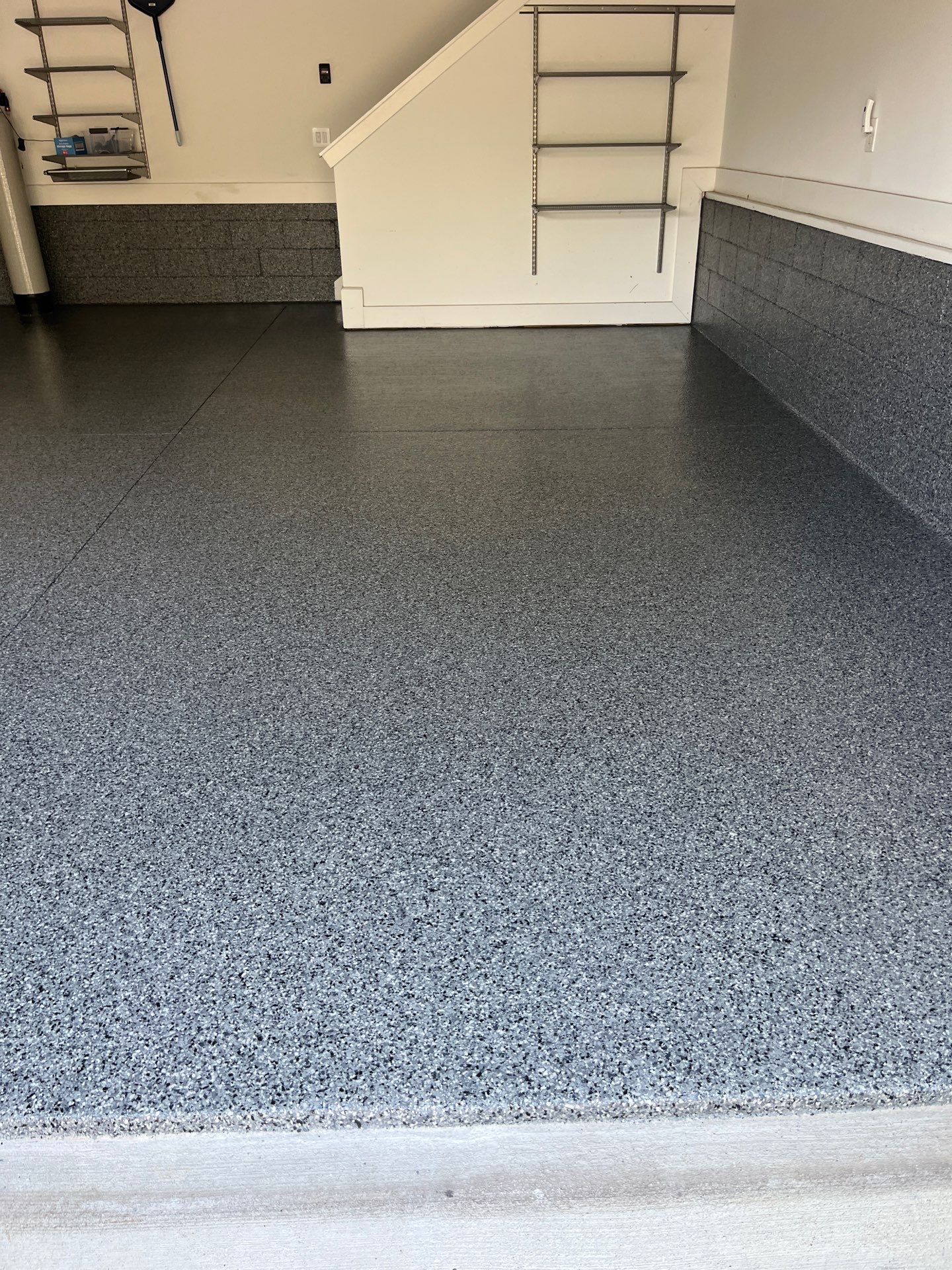 Garage Floor Coating using Nightfall by My Garage Floor Guys