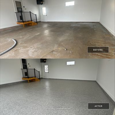 Marshalltown Garage Floor Renovation
