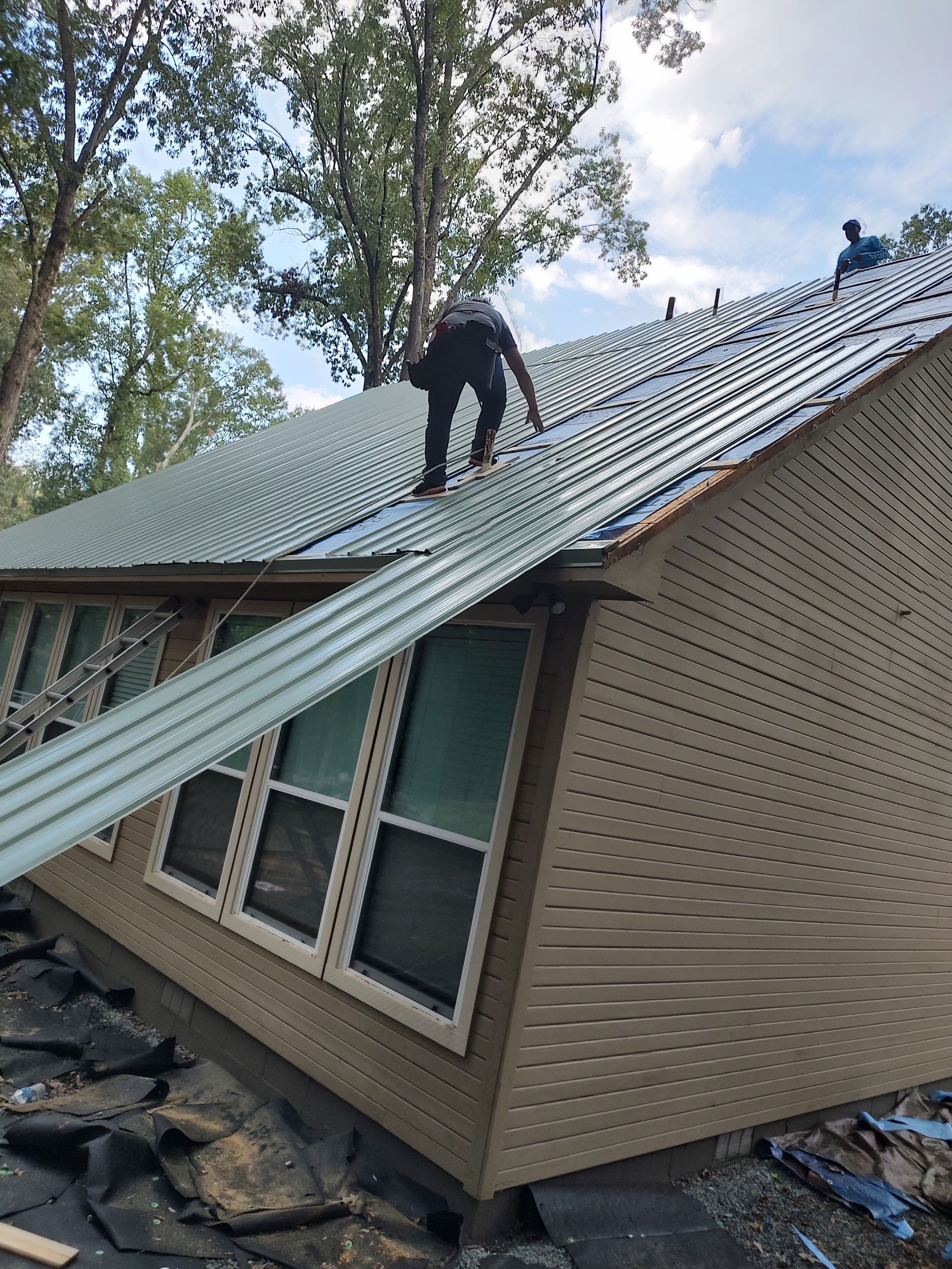 Metal Roof Replacement: 26 GA. Residential Metal Panel by Hostetler Roofing