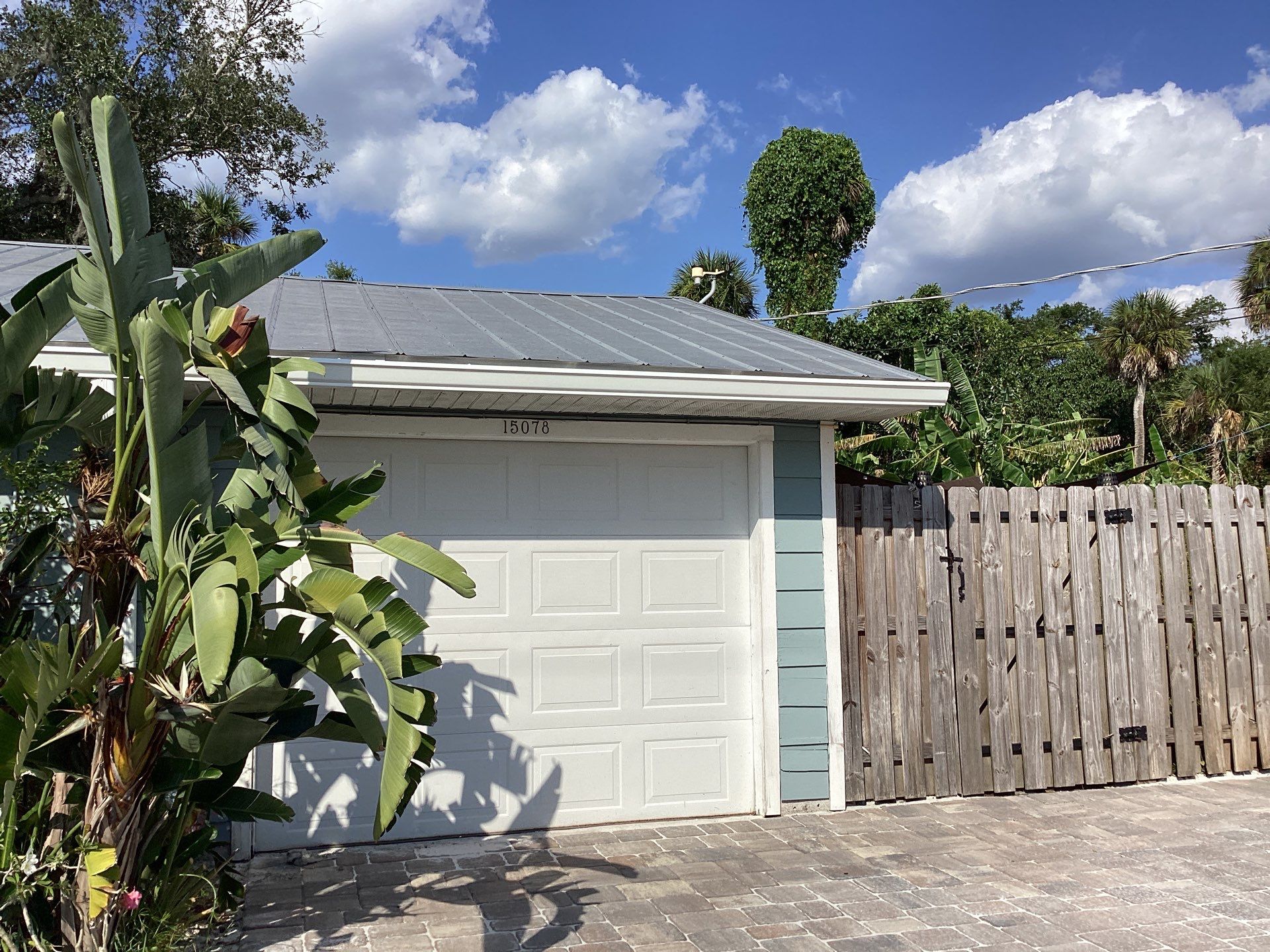 White 6-Inch Gutters and Leaf Guard Installation in Fort Myers FL by Gutter Professors