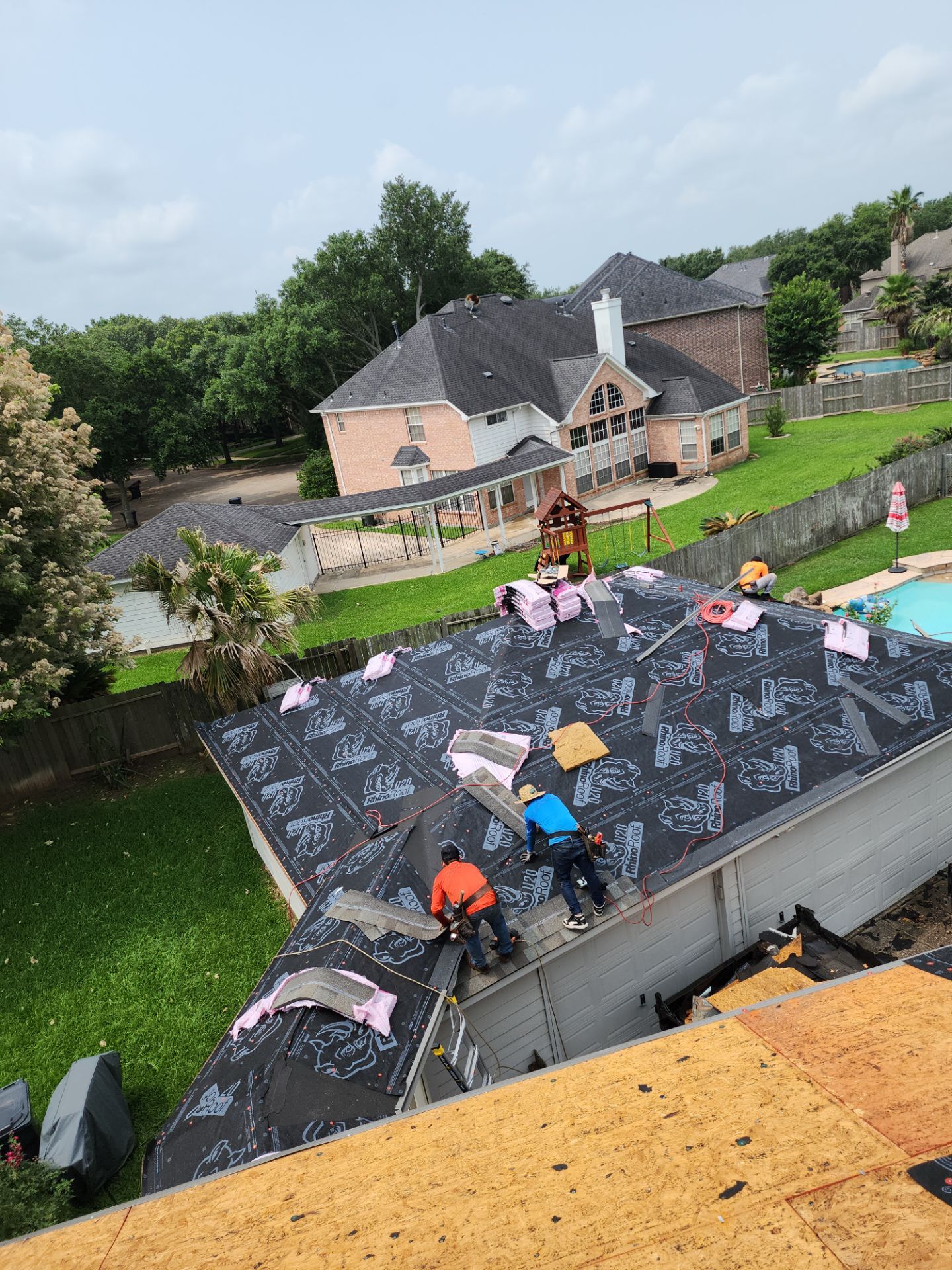 Residential Roofing Repair using Owen's Corning Duration (Lifetime) Shingles by Roof Repair Company