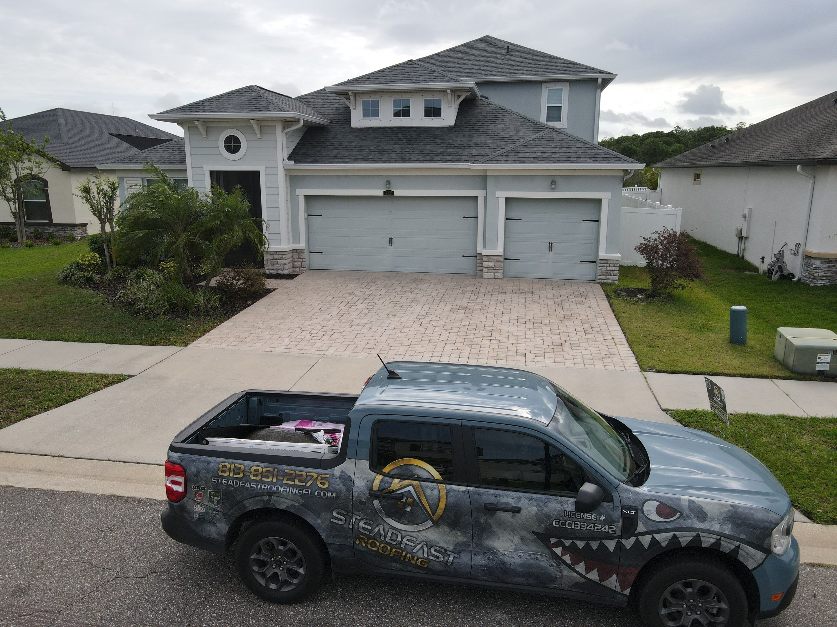 Roof Replacement in Riverview, FL. by Steadfast Roofing