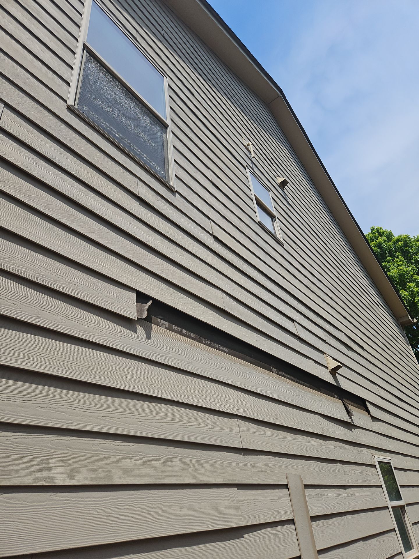 Acworth, GA Partial Siding Replacement using James Hardie Lap Siding by Nelson Exteriors 