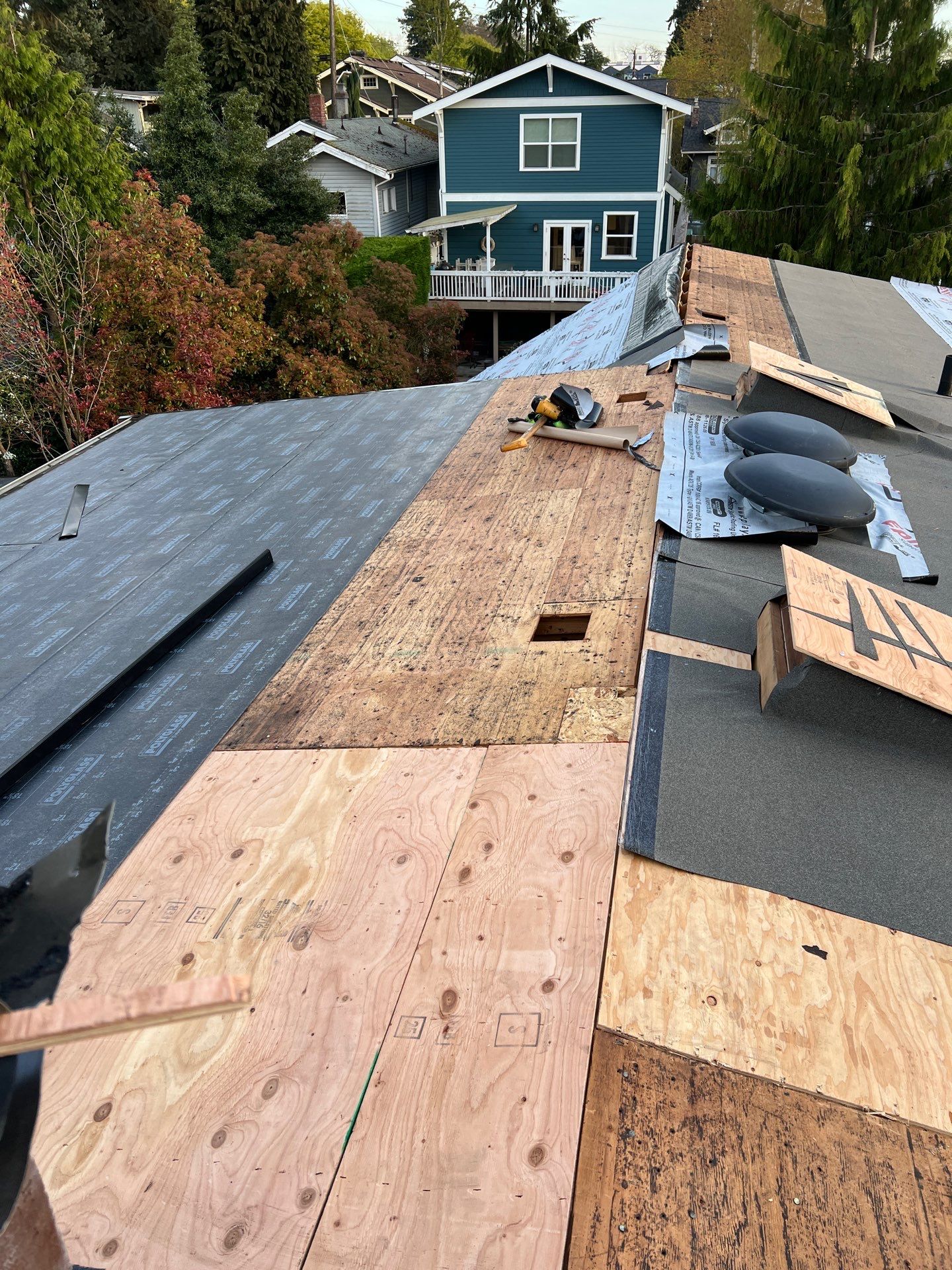 Residential Roofing Installation using GAF HDZ Shingles by Roofing Formula LLC