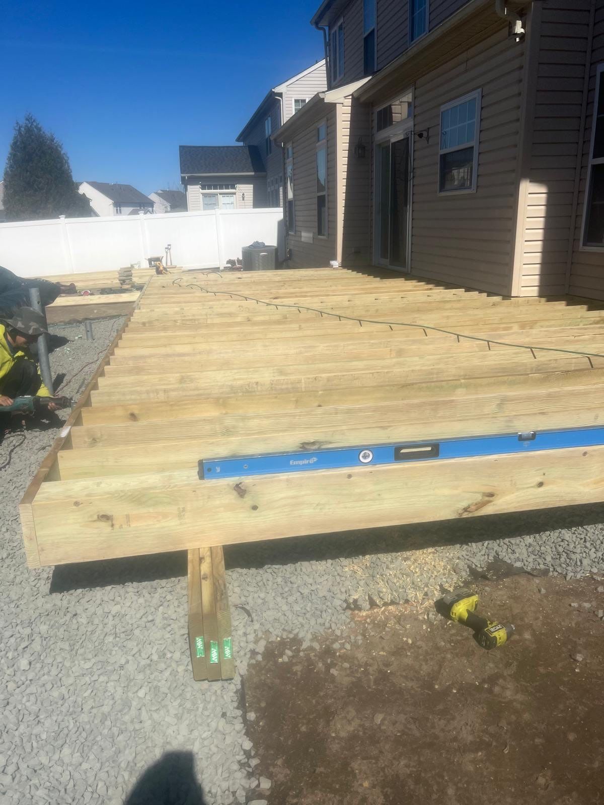 new pool deck in Howell by deck guardian