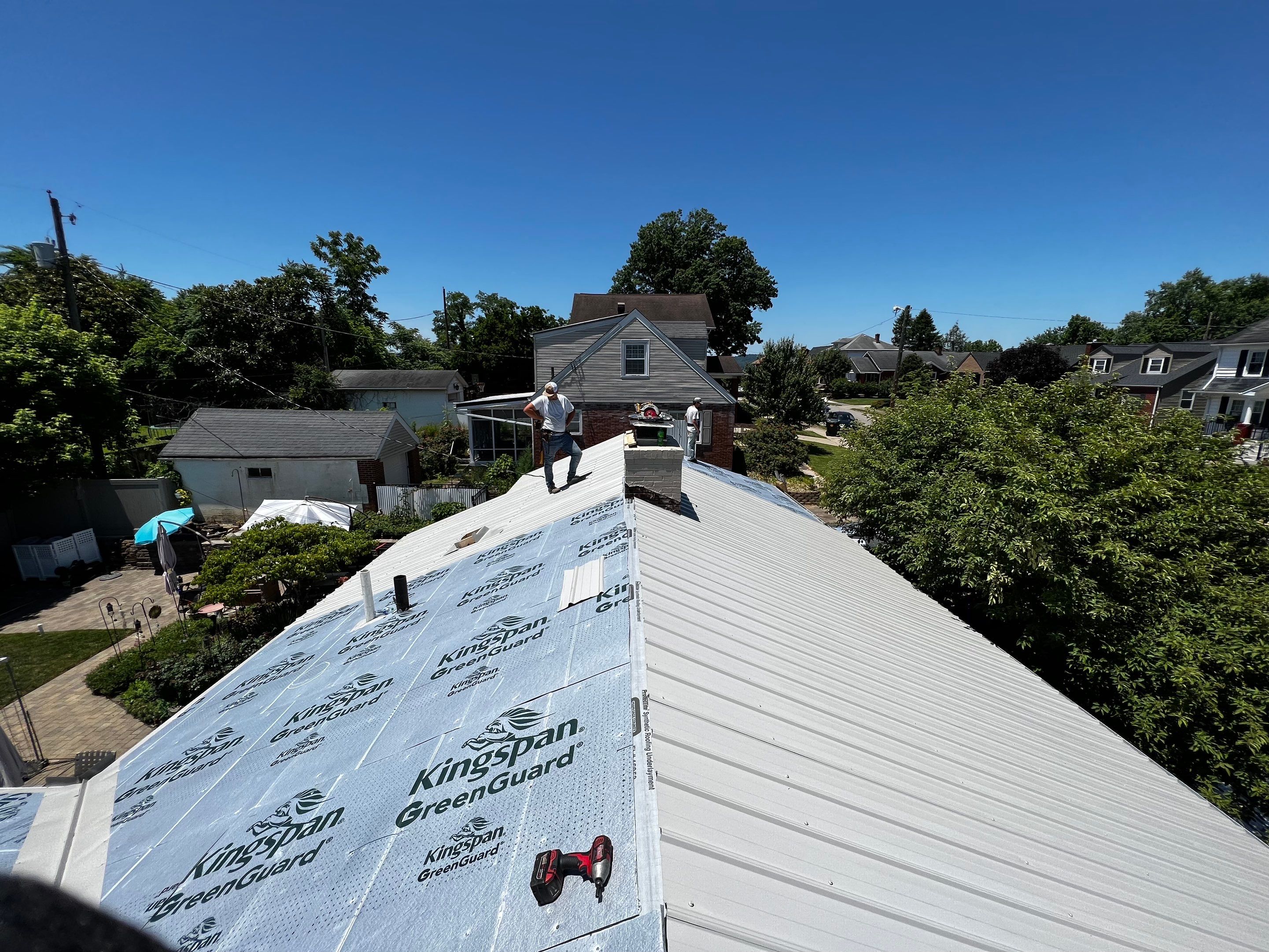 Metal Roofing, Skylights, Porch Build by Secure Construction Company Inc