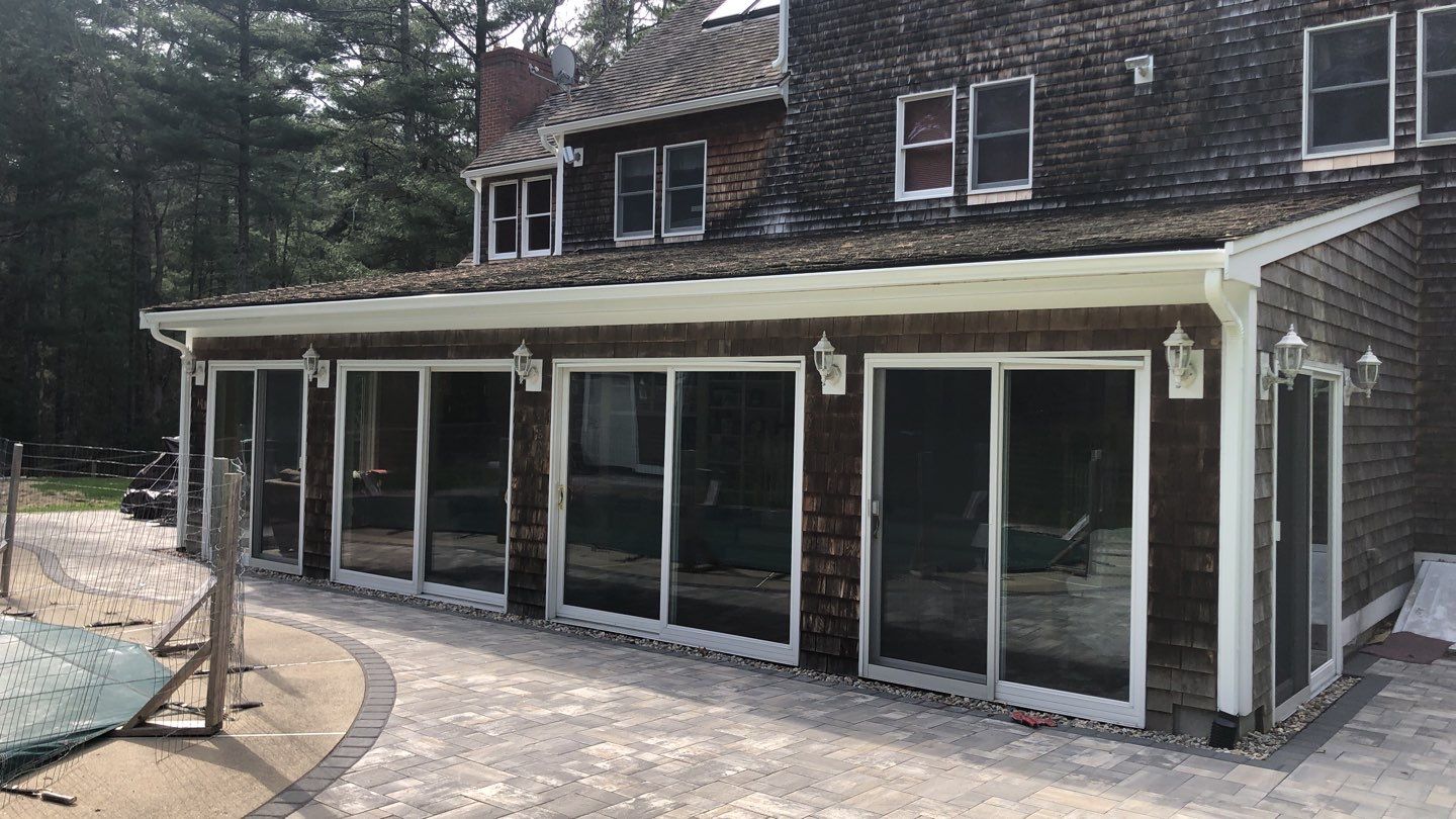 Gutter Installation using 5" Leaf Relief K-Style Aluminum Gutter by Gutter Pro Enterprises