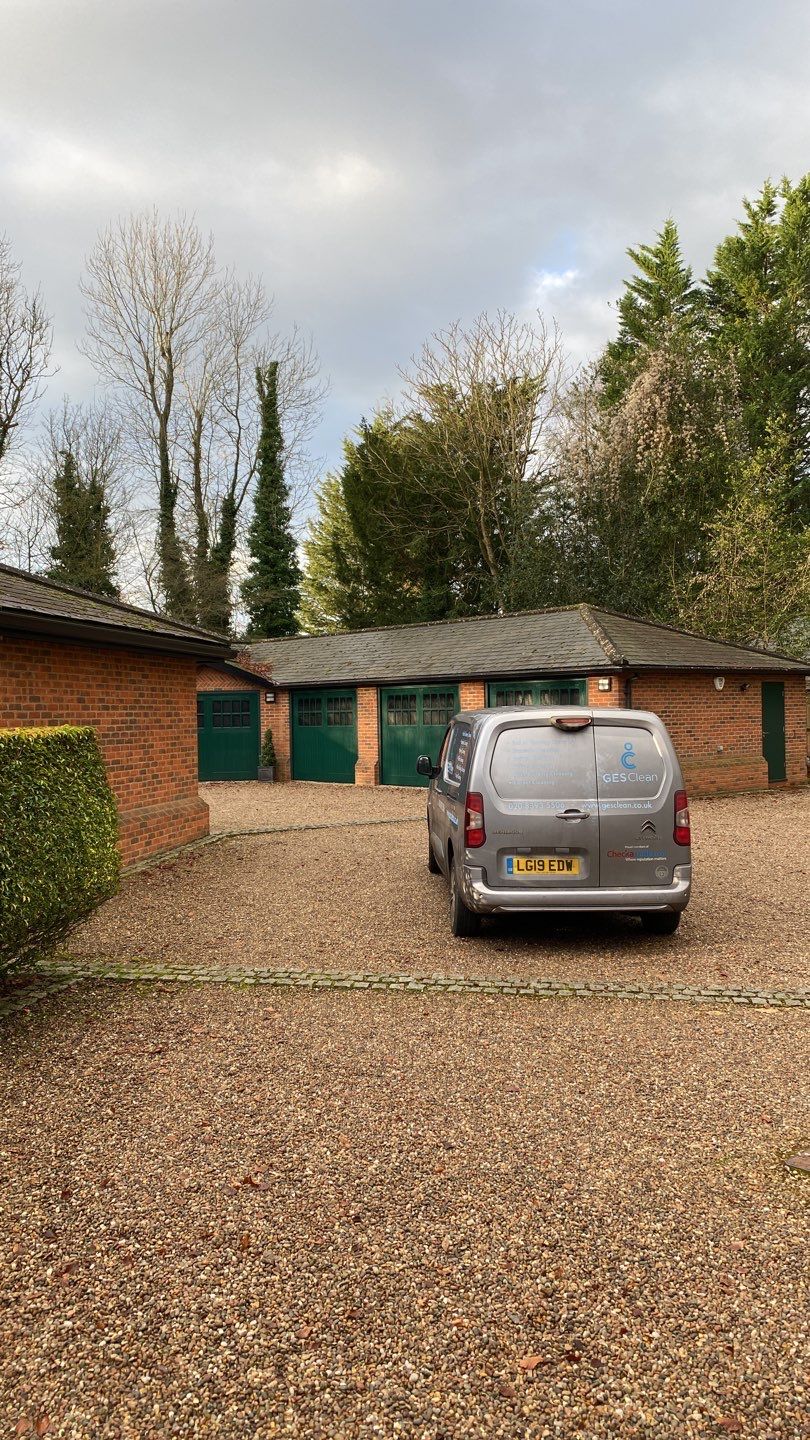 Garages Roof Cleaning using Honda 15lpm Low Pressure Washing Machine by Ges Exterior Cleaning ltd