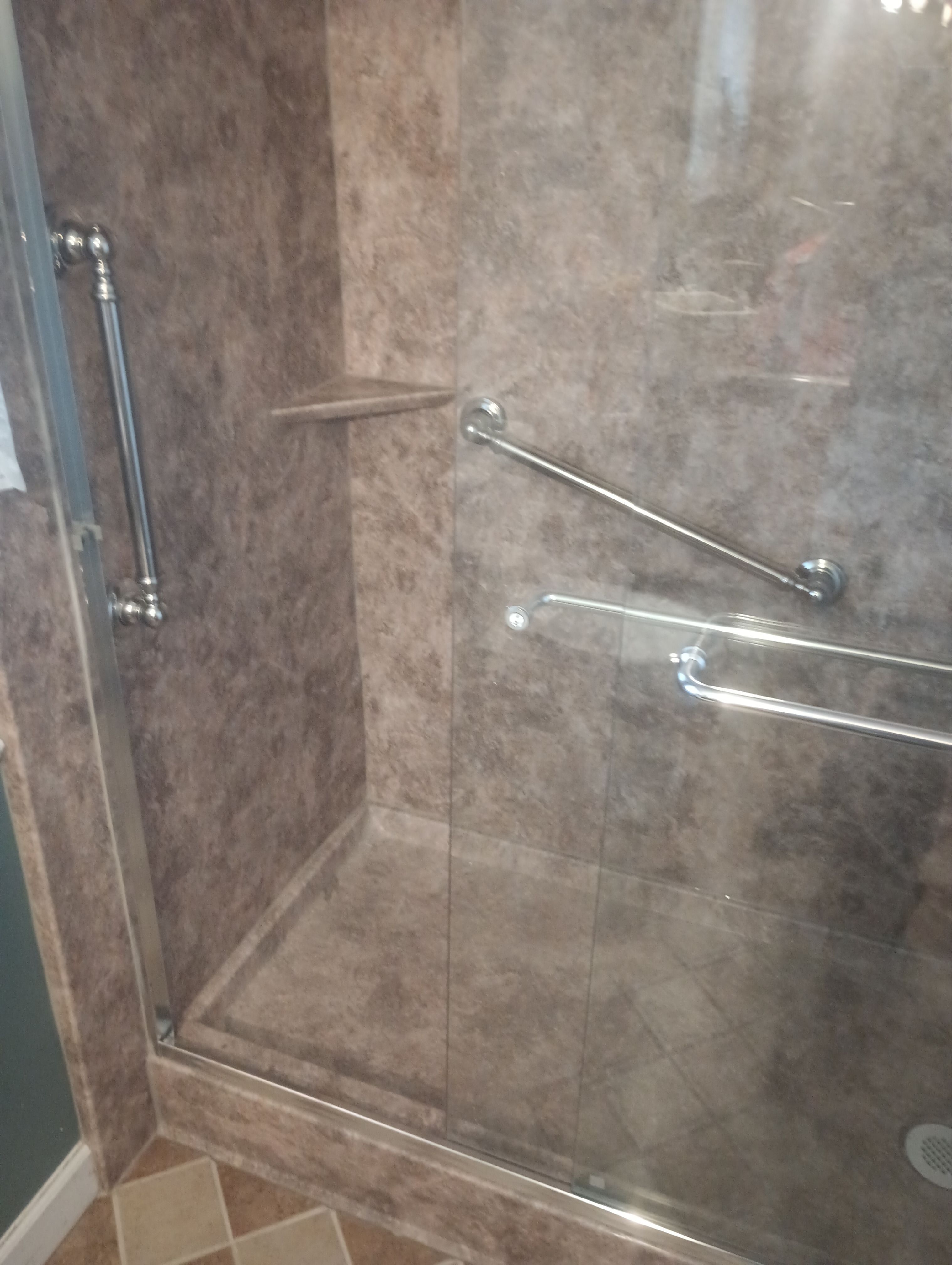 Tub to Shower Conversion using BCI Acrylic Shower System by Secure Construction Company Inc