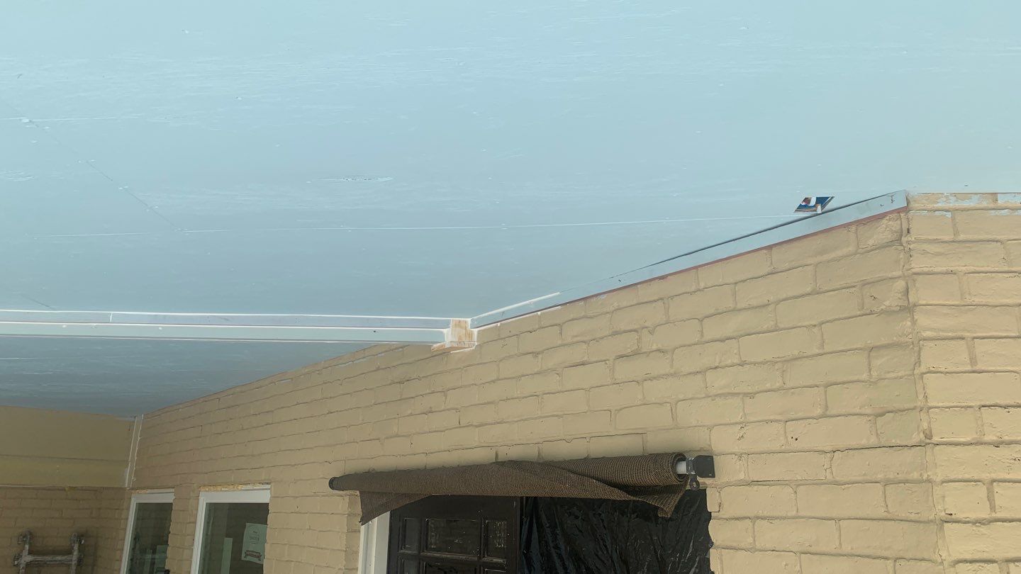Beautiful pool side build by Bayfront Roofing and Construction