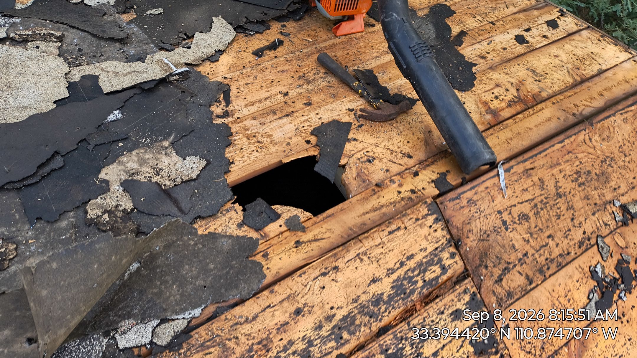 Comprehensive Roof Replacement and Structural Wood Repairs in Miami, Arizona by APM Builders LLC