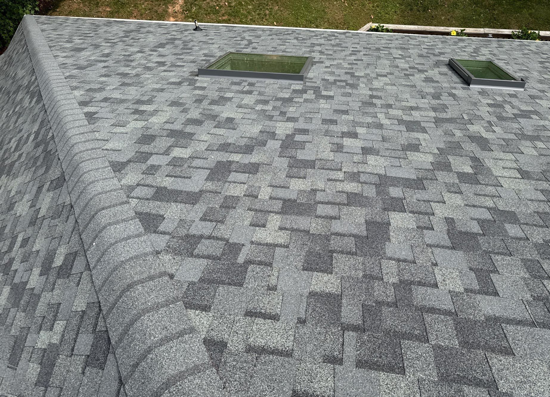 Residential Roof Replacement with Owens Corning Duration Architectural Shingles and 5 Velux Skylights in Charlotte, North Carolina by Merritt Roofing LLC