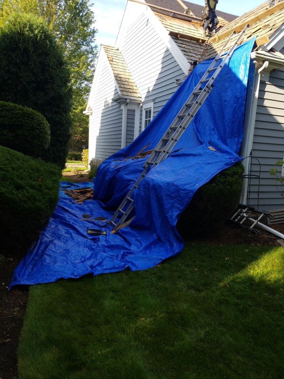 Cedar Roof Installation in Lake Forest by Custom Installations, Inc.
