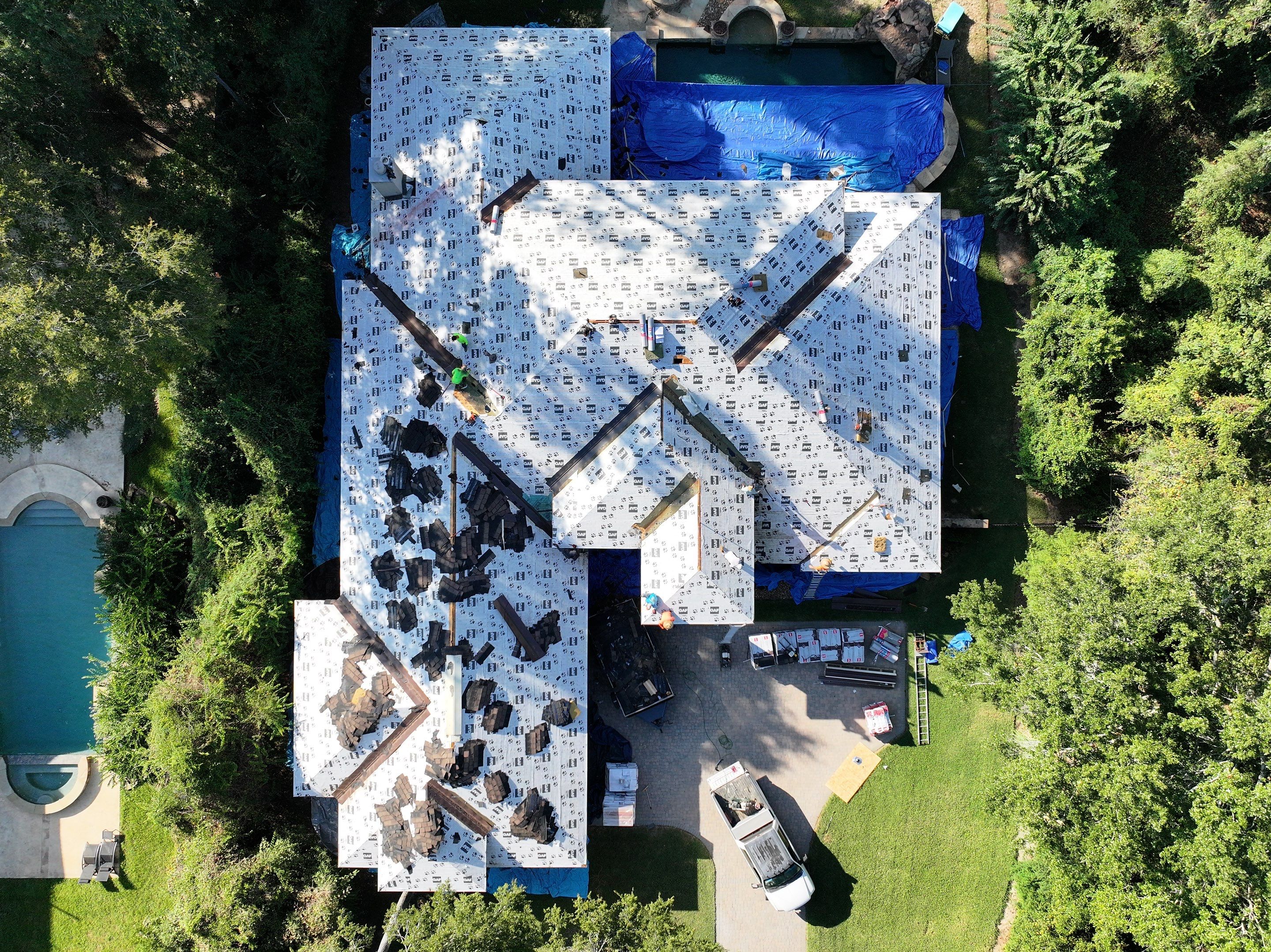 Residential Asphalt Shingle Roof Replacement in Spring, Texas by Abbott Roofing Company