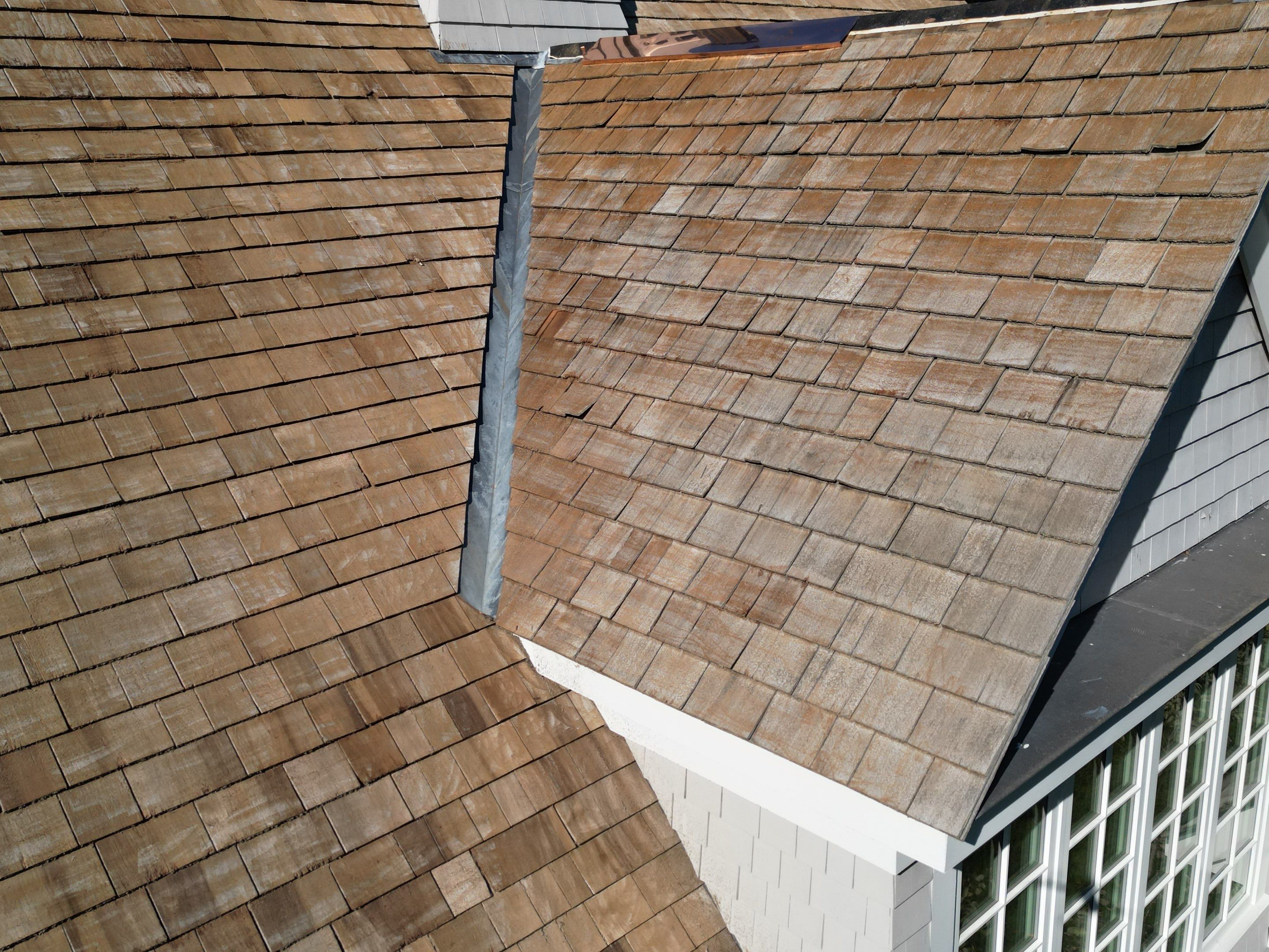 Cedar Shake Roof Restoration by Mighty Dog Roofing of Greater Middlesex County