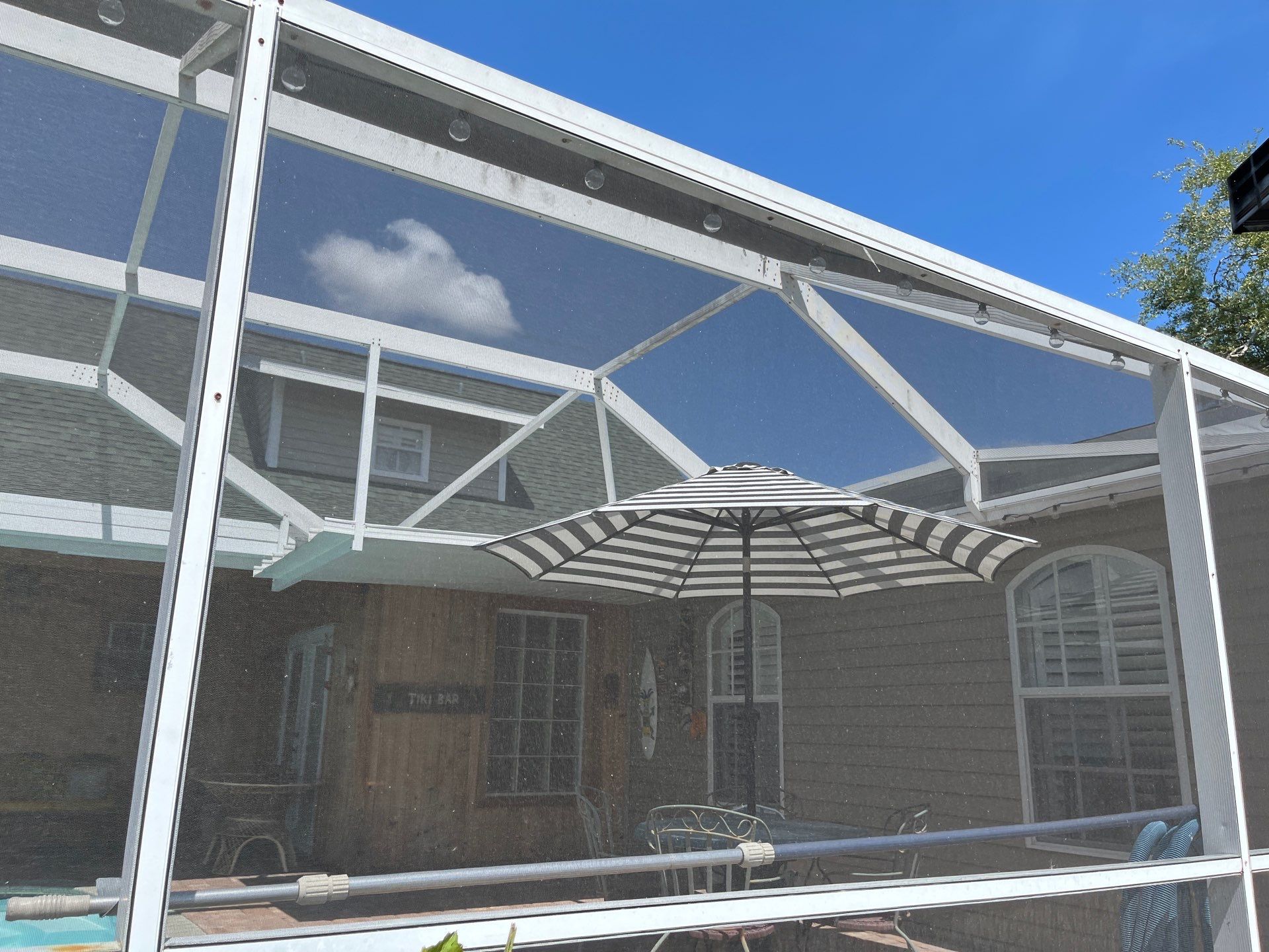 Replace gutter using Leaf Guard in Cape Coral FL by Gutter Professors