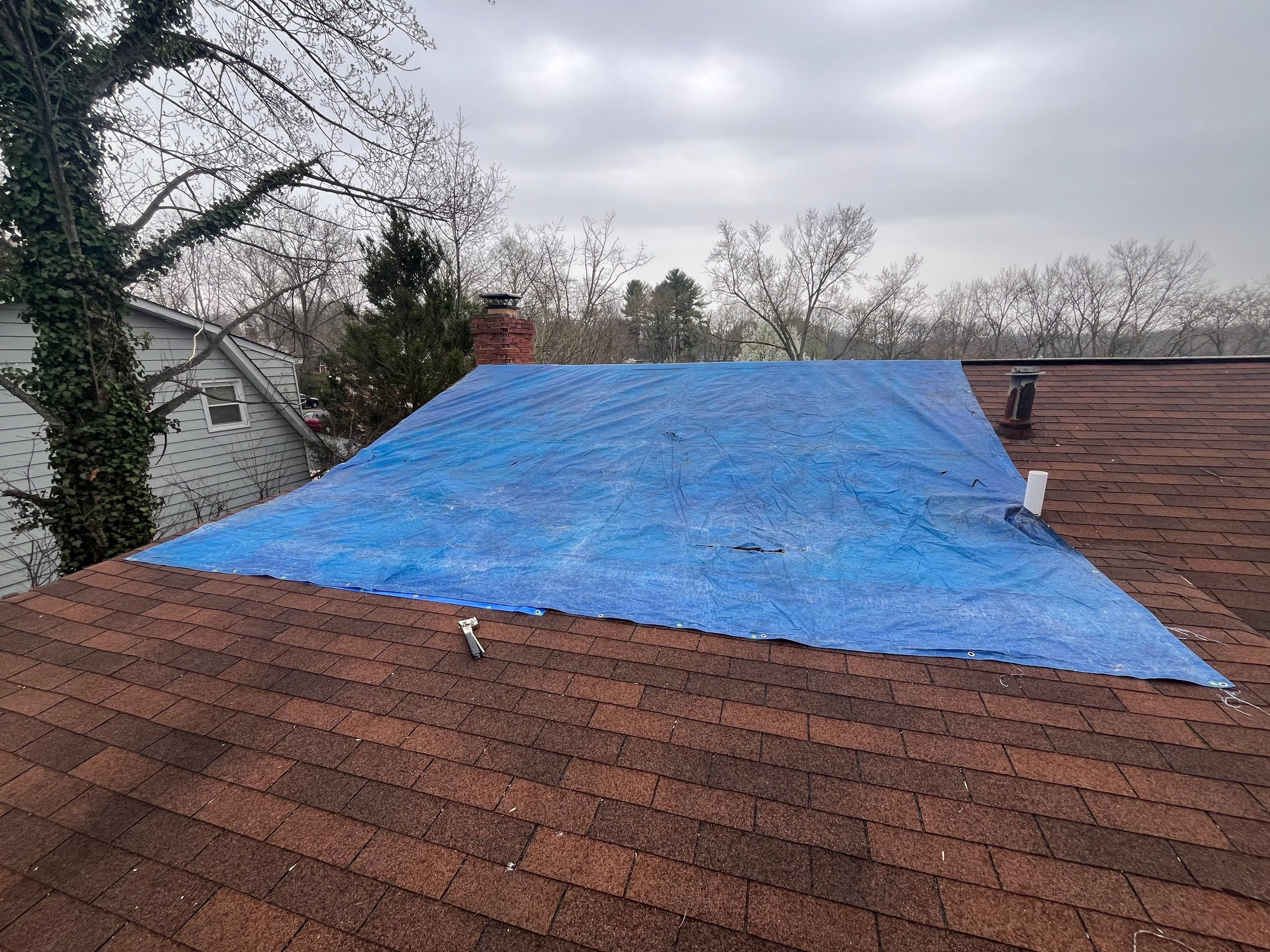 Roof Replacement due to Roof Leak using Owens Corning TrueDefinition Architectural Shingle by RJC General Construction, LLC.