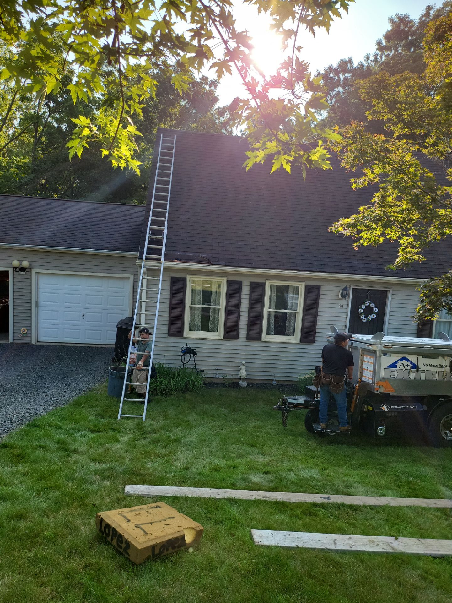 Residential Roofing Installation using Owens Corning TruDefinition Duration AR - Driftwood by A Plus Exterior