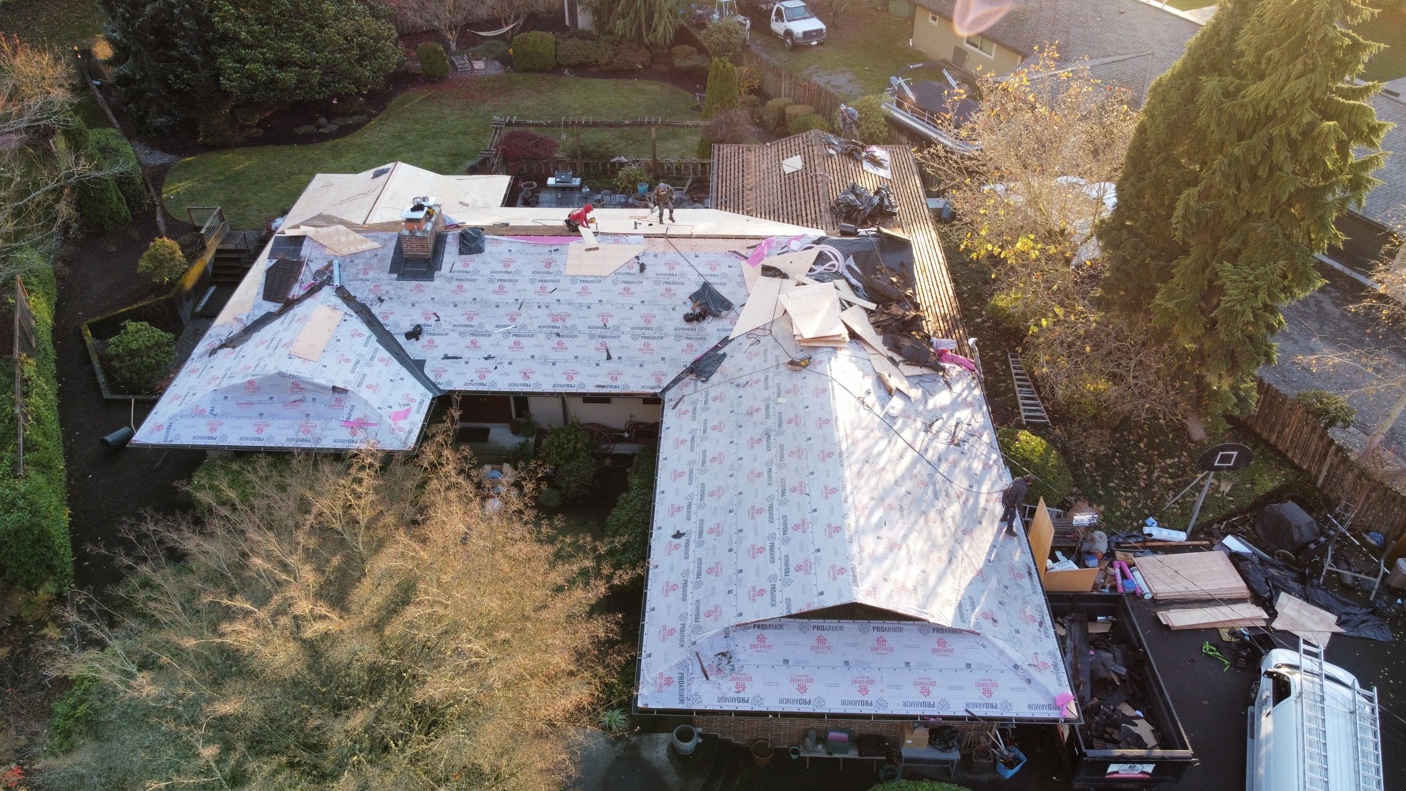 Shake to Asphalt Project in Normandy Park by Roof Smart