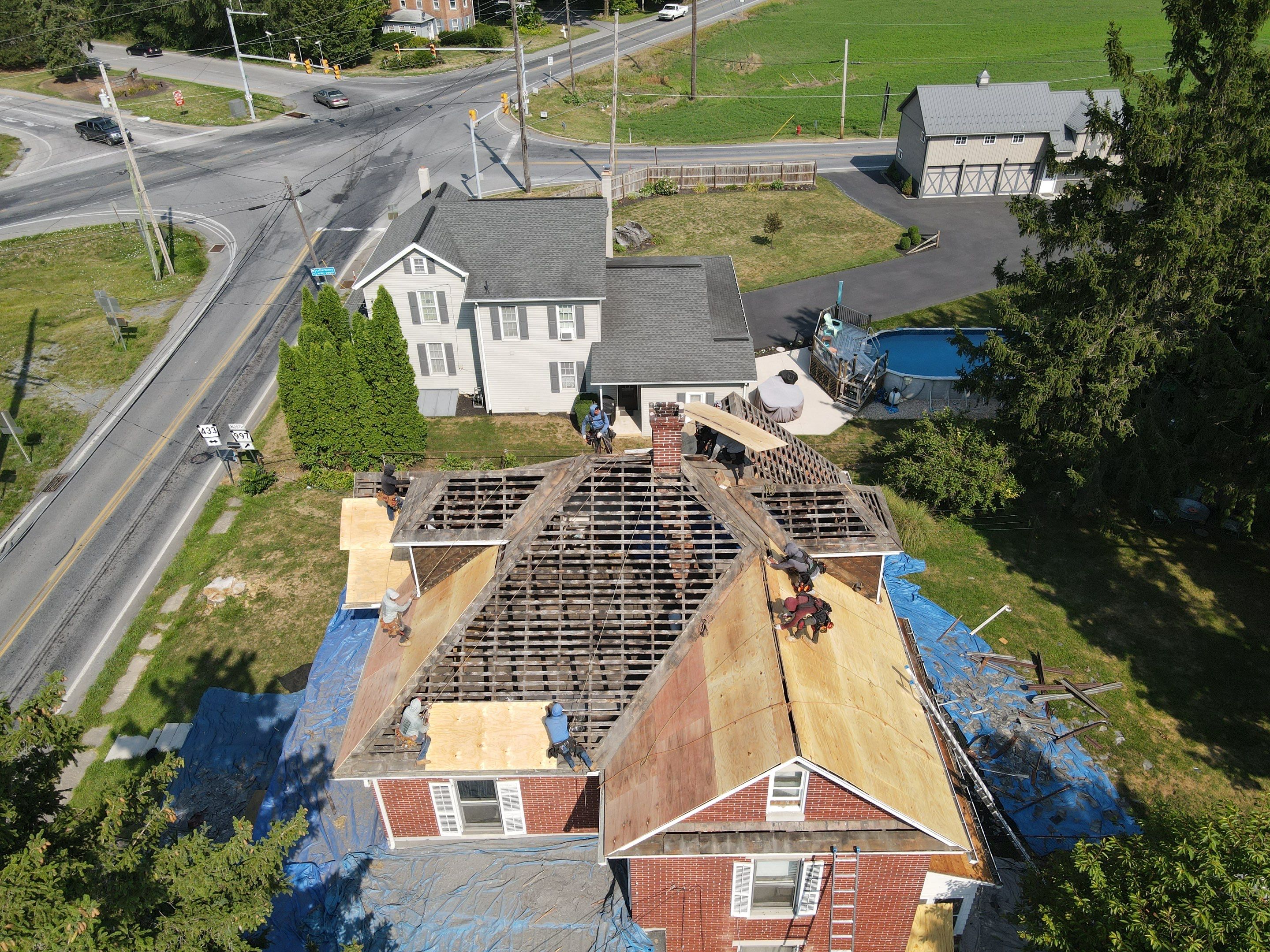 Slate Roof Removal  by Teflon Roofing