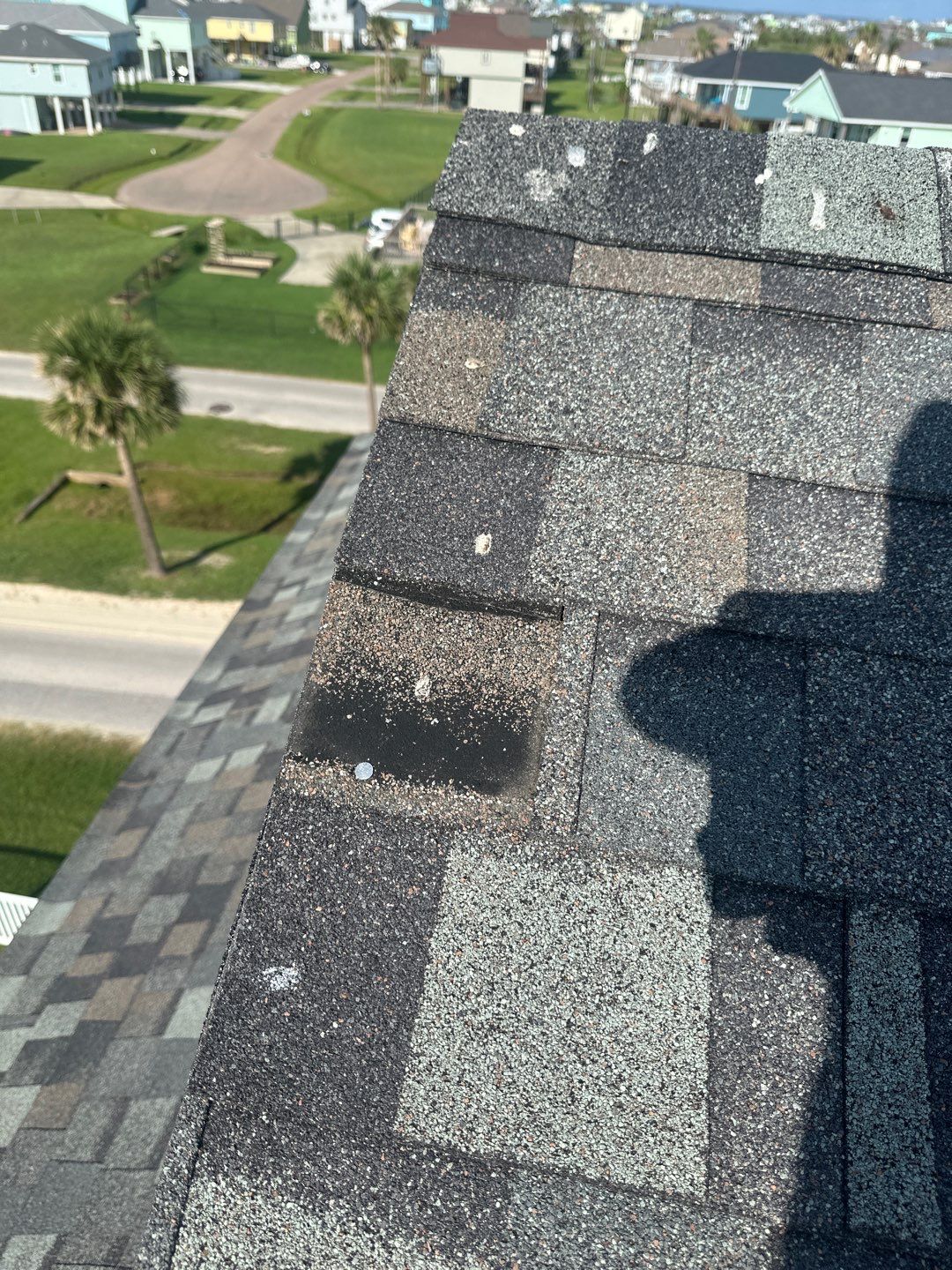 Hail Damage using Owen's Corning Duration (Lifetime) Shingles by Roof Repair Company