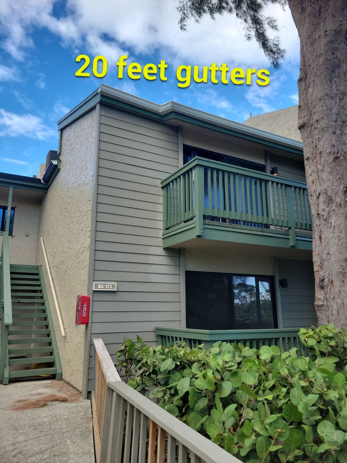 White Gutters Repair and Installation in Sarasota FL by Gutter Professors