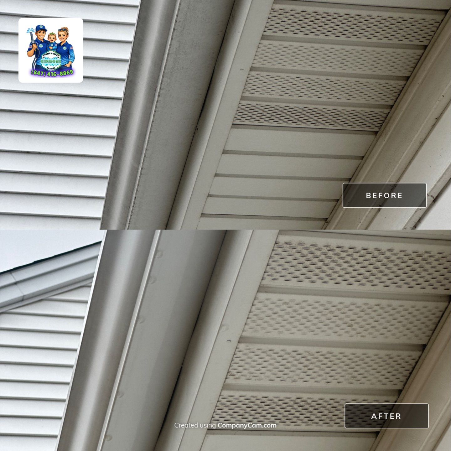 Project in Kenosha by Simmons Power & Soft Washing