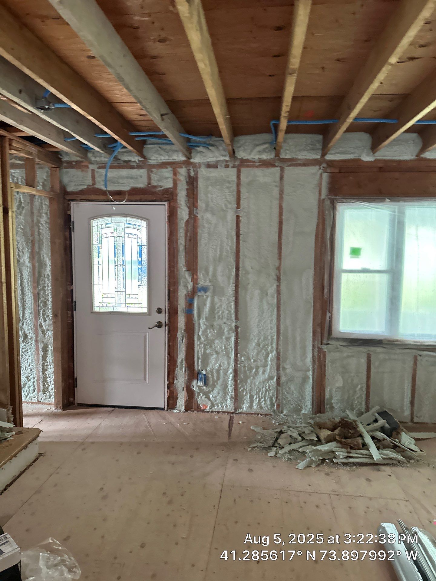 Home Remodel using Closed Cell Spray Foam by NYS Foam & Energy