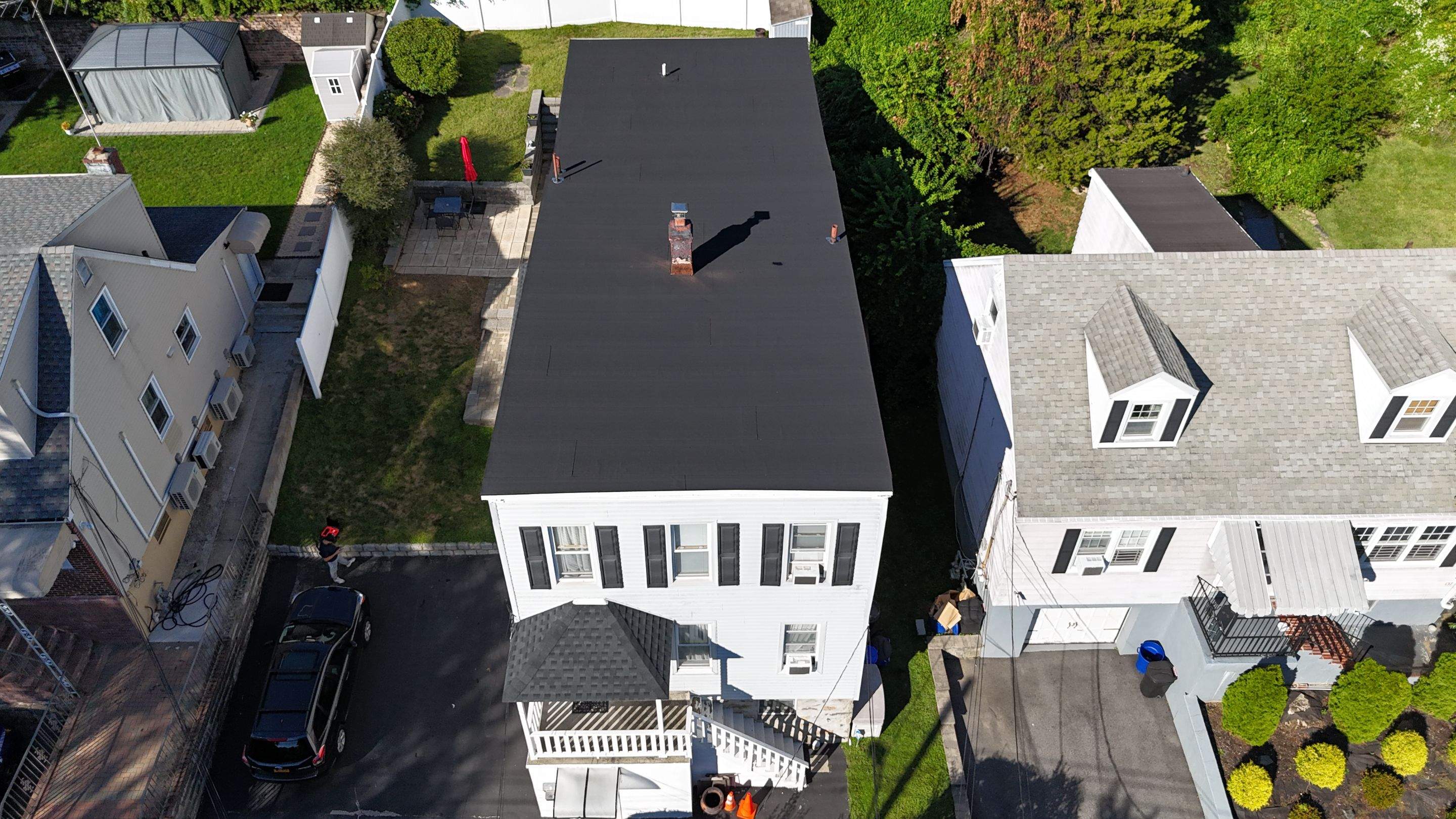 Project in Yonkers by The Energy Efficient Roofer & George's Seamless Gutters