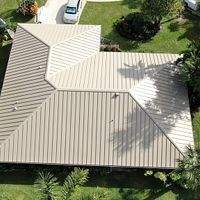 24ga 1.5" Mechanical Seam Sierra Tan by Total Roofing System The Metal Roof Experts