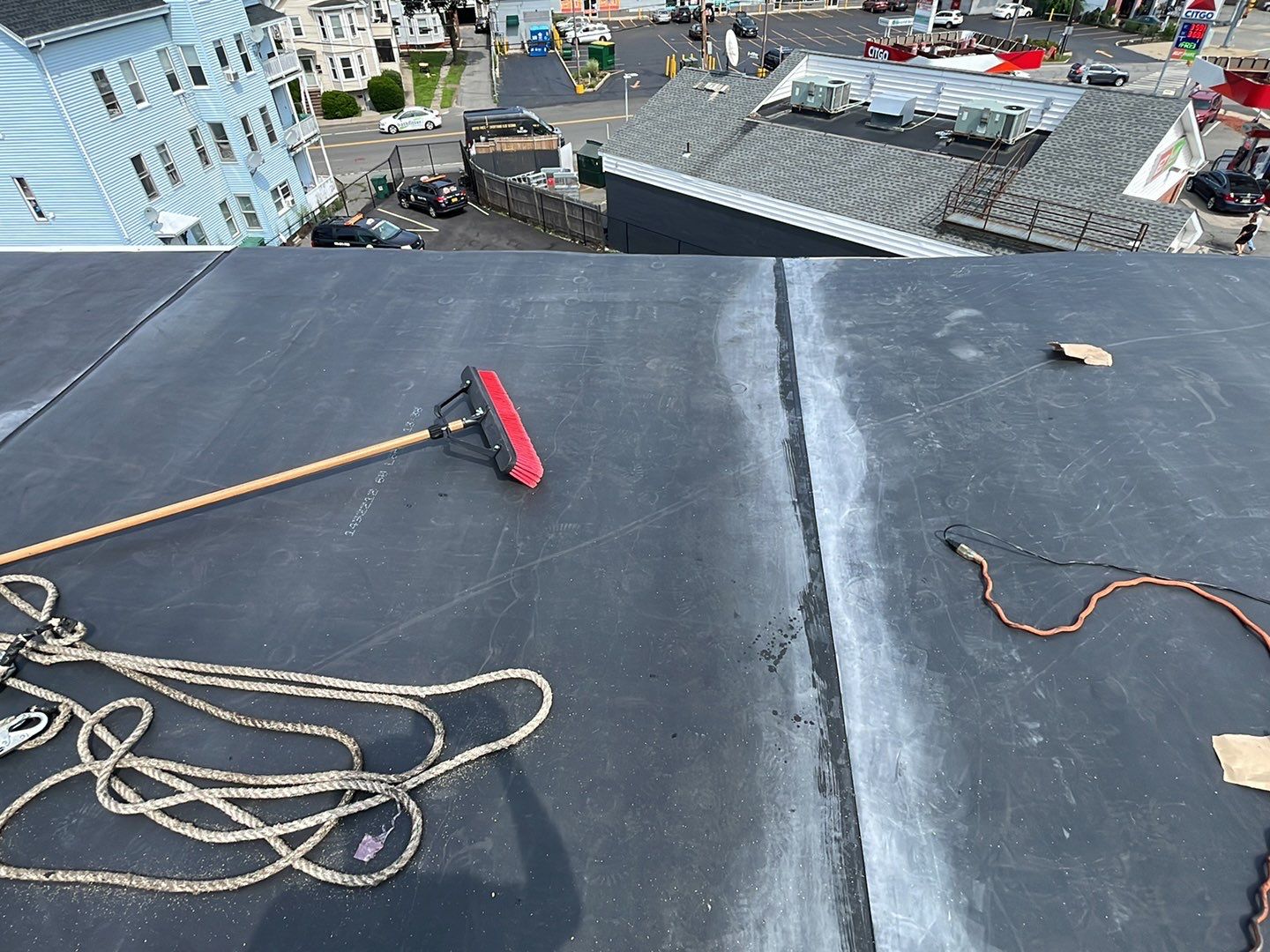 Residential Roofing Installation using EPDM/Rubber by Sensible Home Solutions