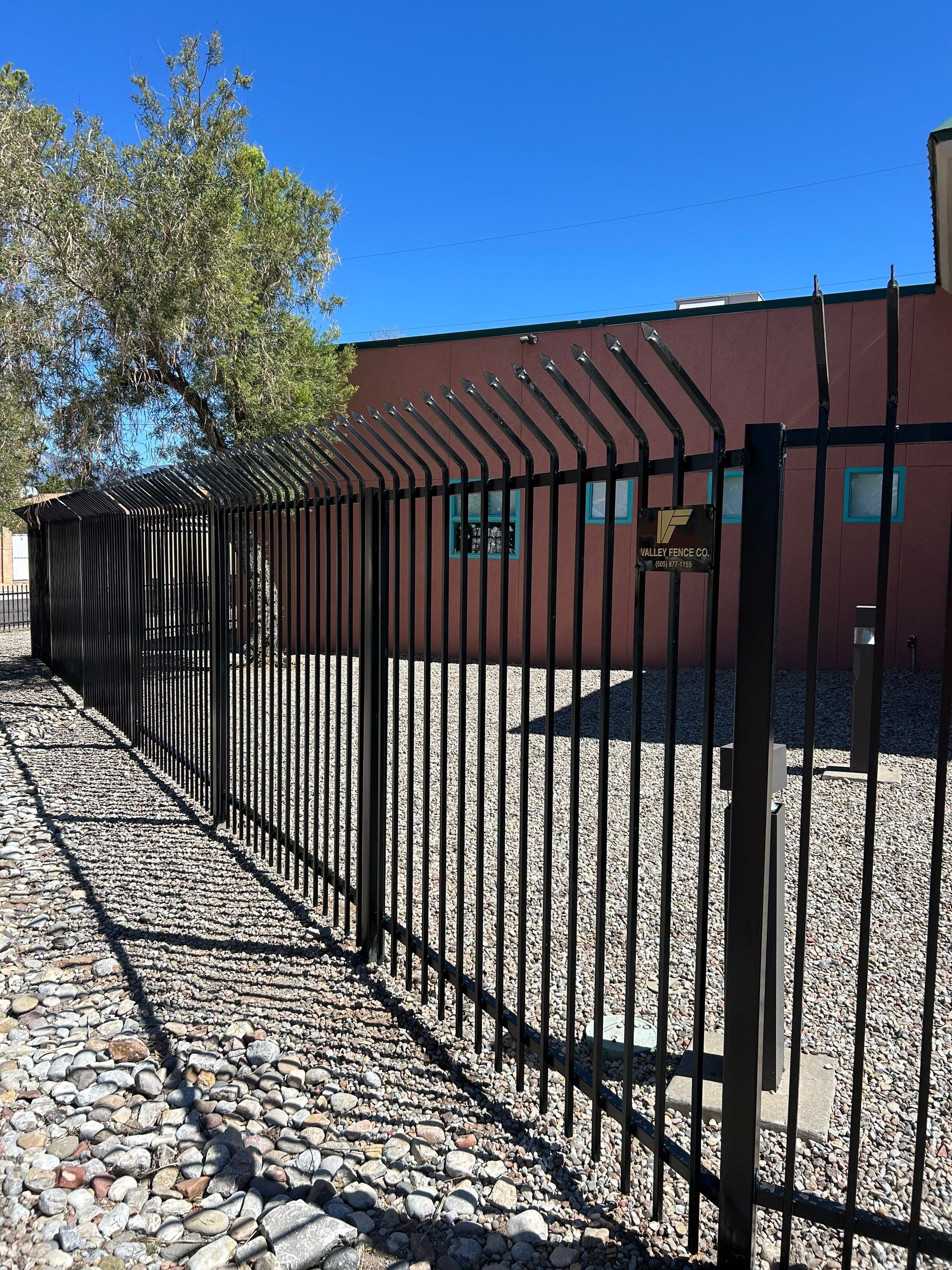 Light Commercial using Custom Wrought Iron by Valley Fence Company