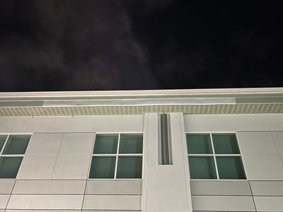 White Soffit and Fascia Repair Project in Sarasota FL