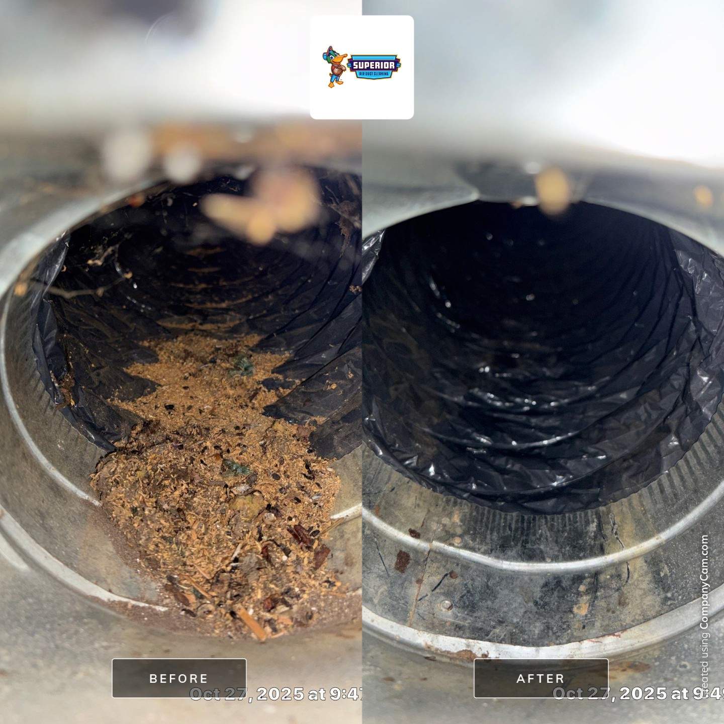 Air Duct Cleaning With a Vacuum Truck in Midland, PA by Superior Air Duct Cleaning