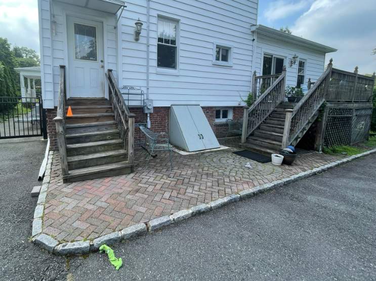 new deck with cable rails in Montclair NJ by deck guardian