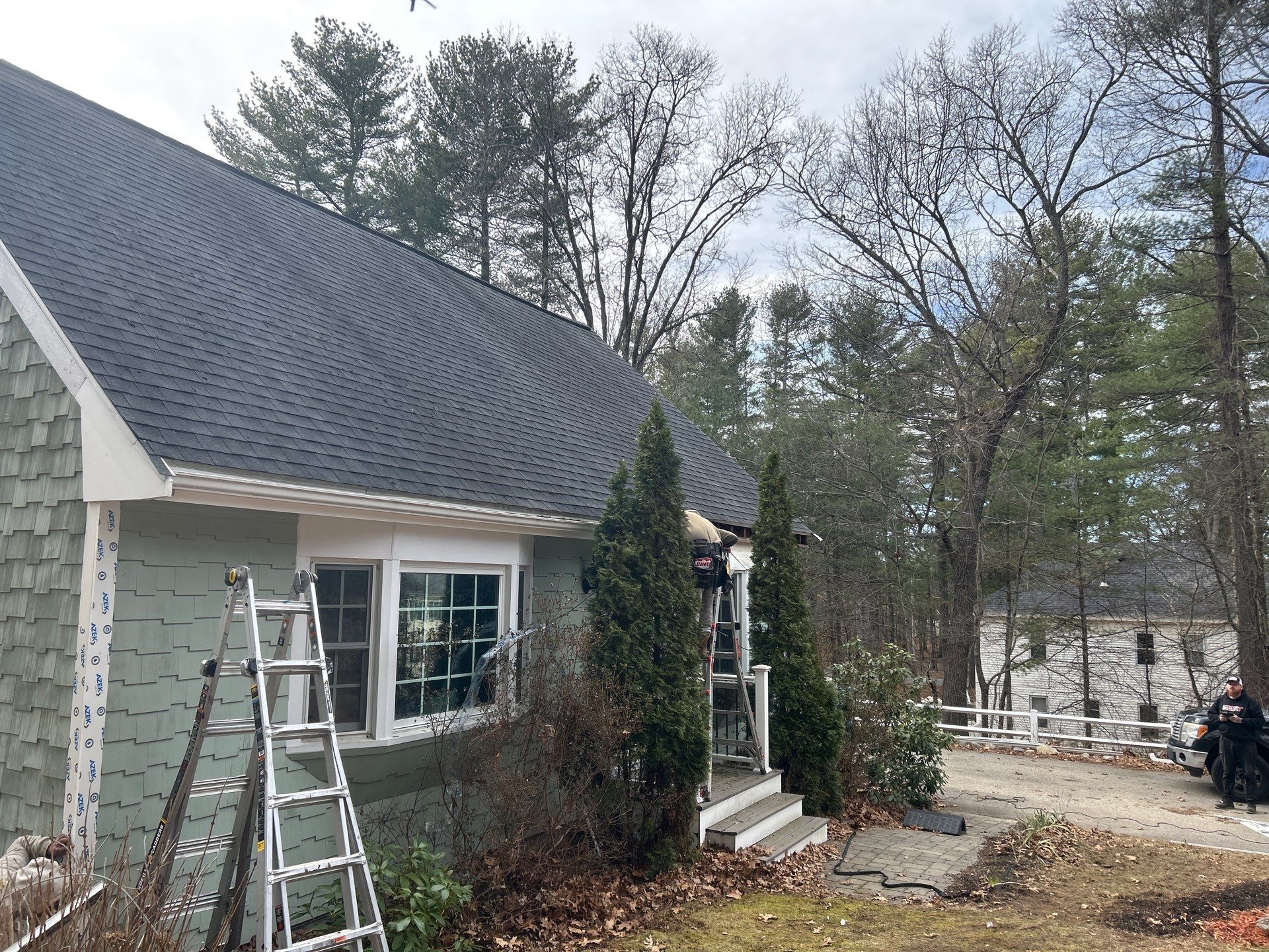 PVC Fascia & Corner Board Replacement — Billerica, MA by Mighty Dog Roofing of Greater Middlesex County