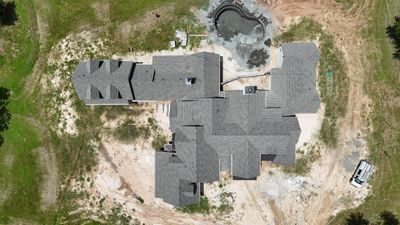 Custom home roof in Fulbrook 