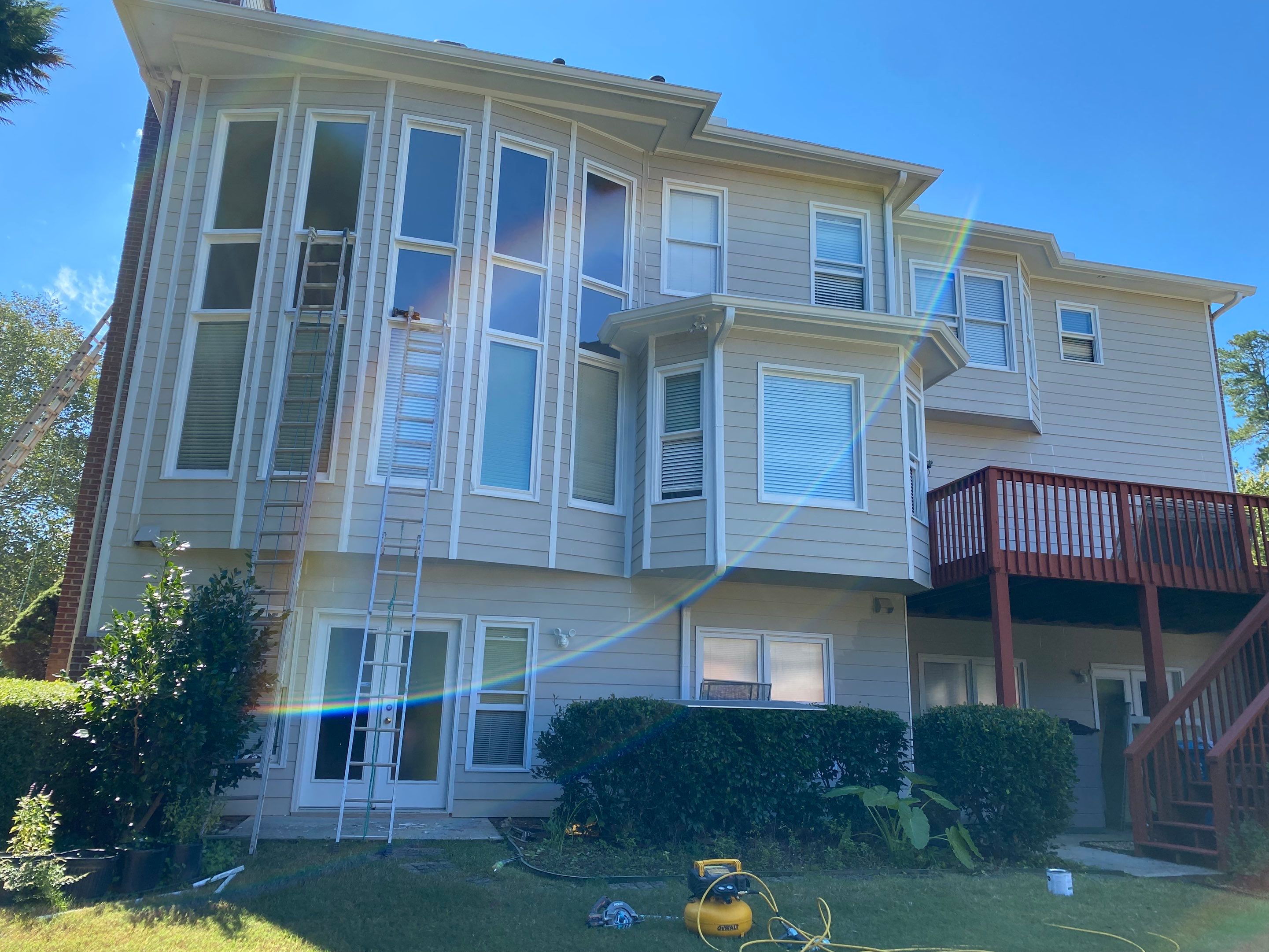 Exterior Painting and Trim Refresh for Duluth Brick Home by Swift Home Renovations