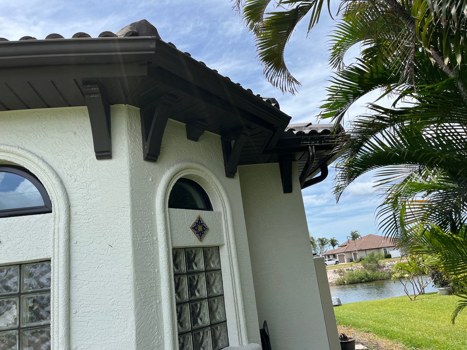 Bronze Gutter Repair and Replacement in Cape Coral FL by Gutter Professors