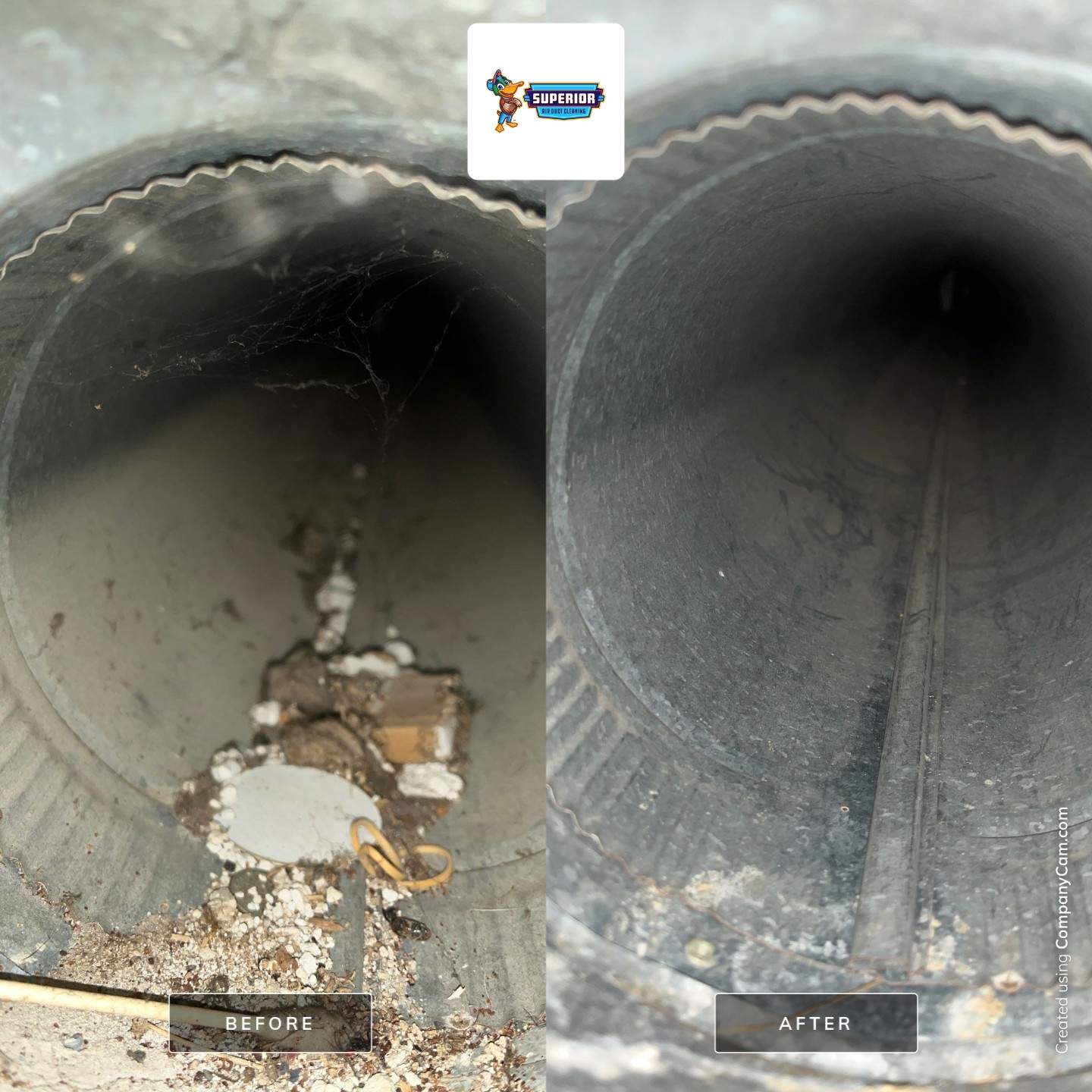 Air Duct Cleaning With a Vacuum Truck in Ellwood City, PA by Superior Air Duct Cleaning
