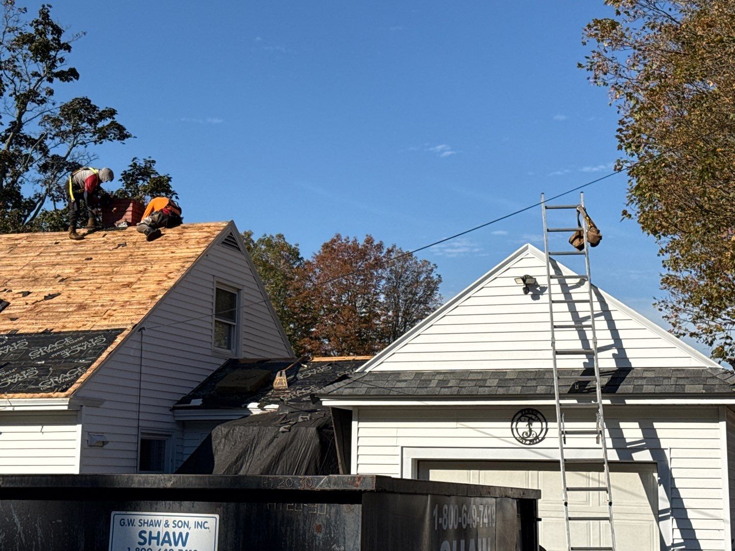 Complete Roof Replacement with GAF Pewter Gray HDZ™ Shingles, VELUX Skylights & New Gutters by Sensible Home Solutions