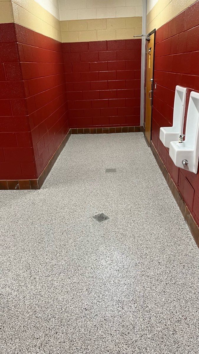 Commercial Floor Coating using Coyote by My Garage Floor Guys